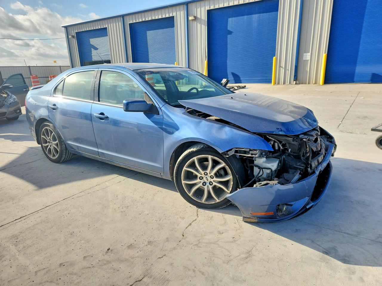 2010 Ford Fusion Se Blue vin: 3FAHP0HA6AR248675