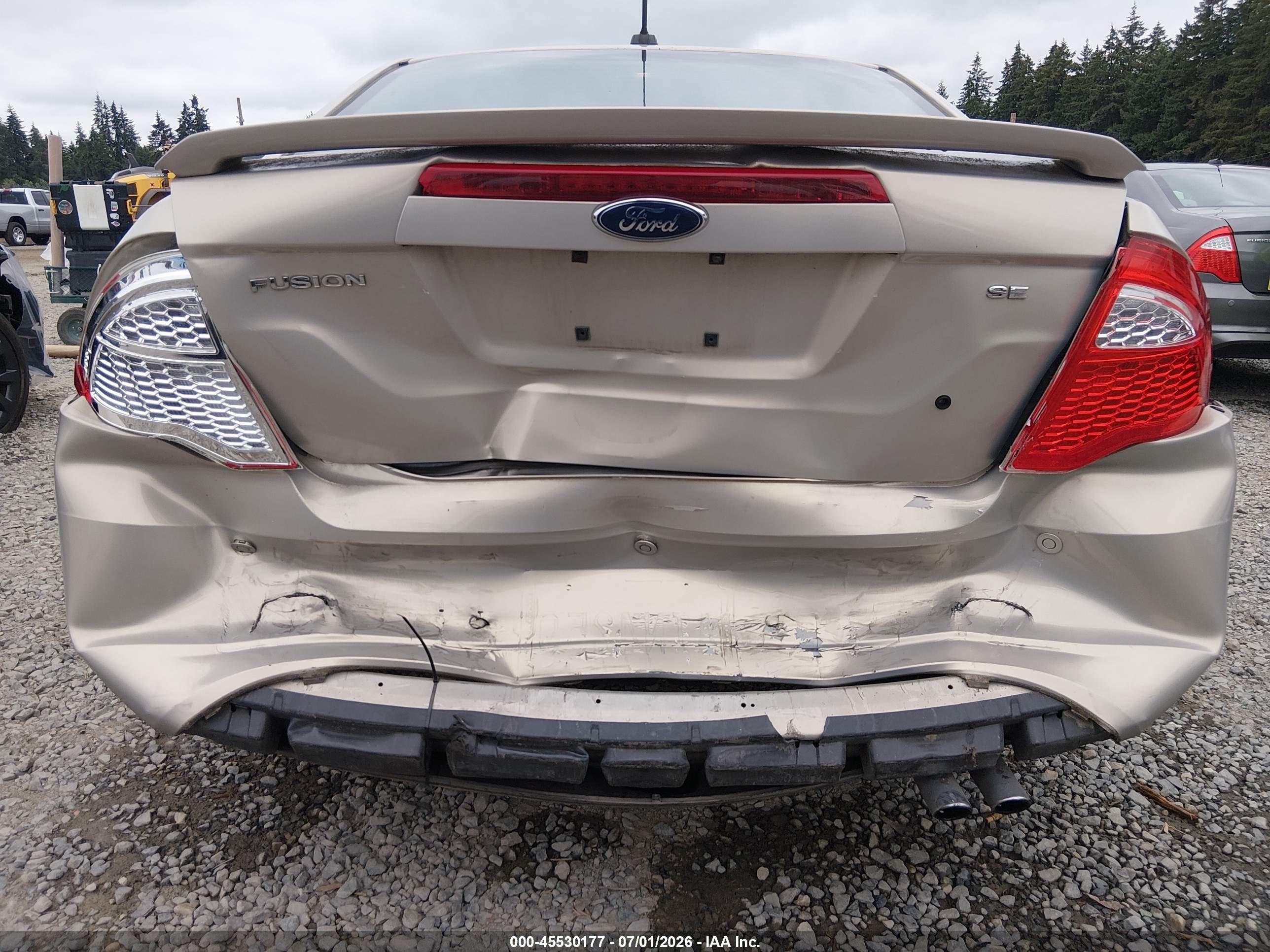 2010 Ford Fusion Se Gold vin: 3FAHP0HA6AR249390