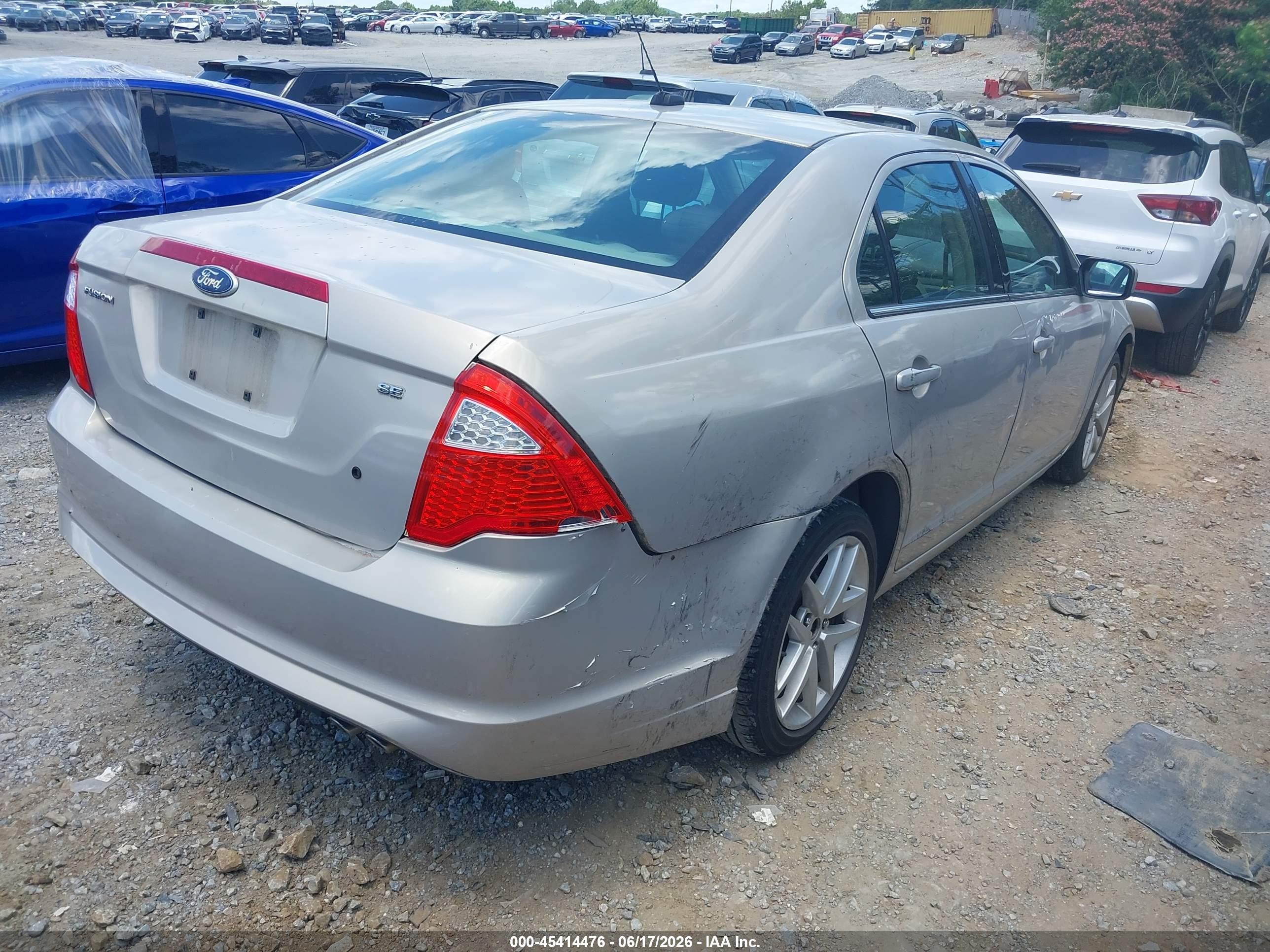 2010 Ford Fusion Se Silver vin: 3FAHP0HA6AR264973