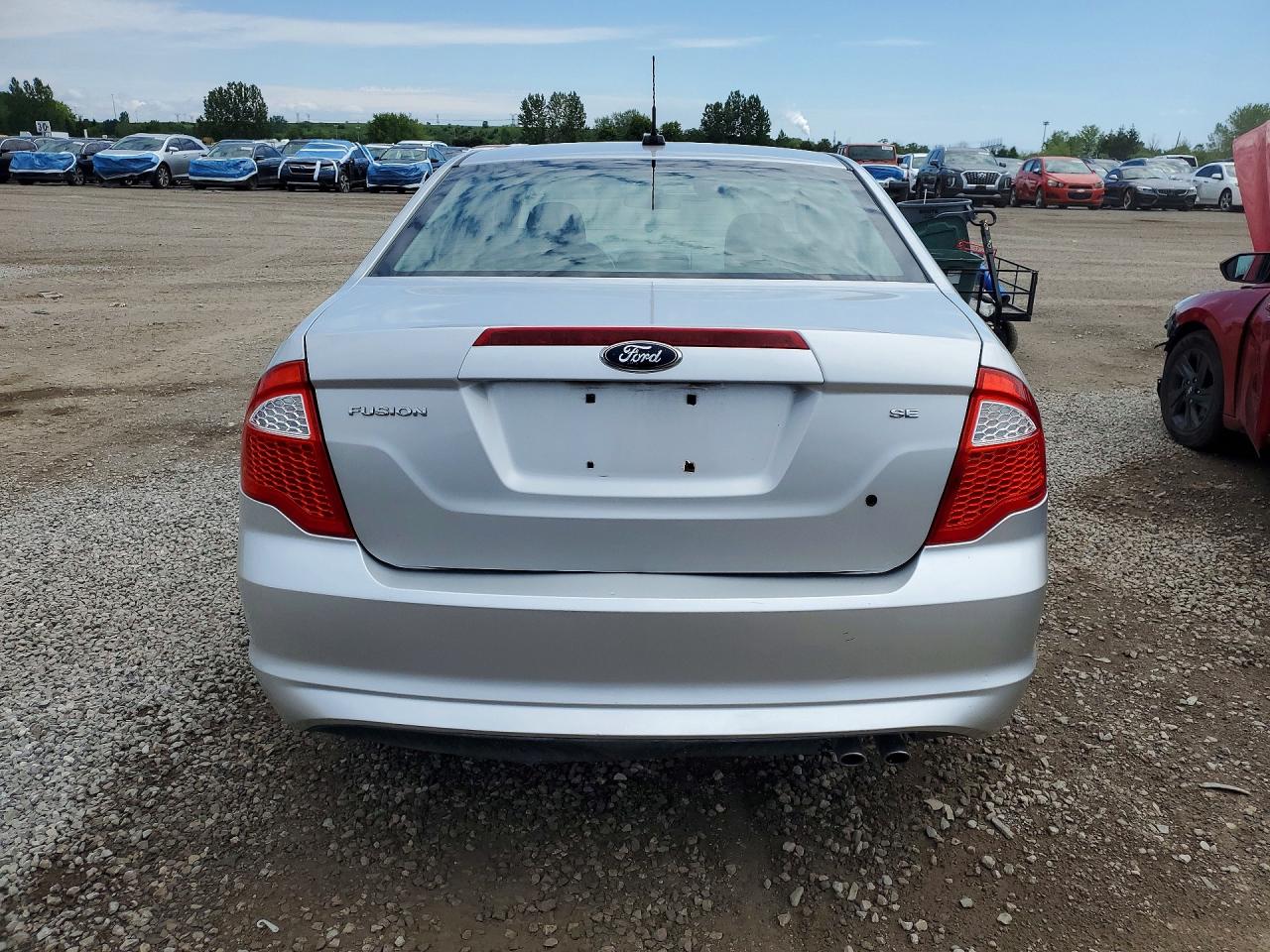 2010 Ford Fusion Se Silver vin: 3FAHP0HA6AR289484