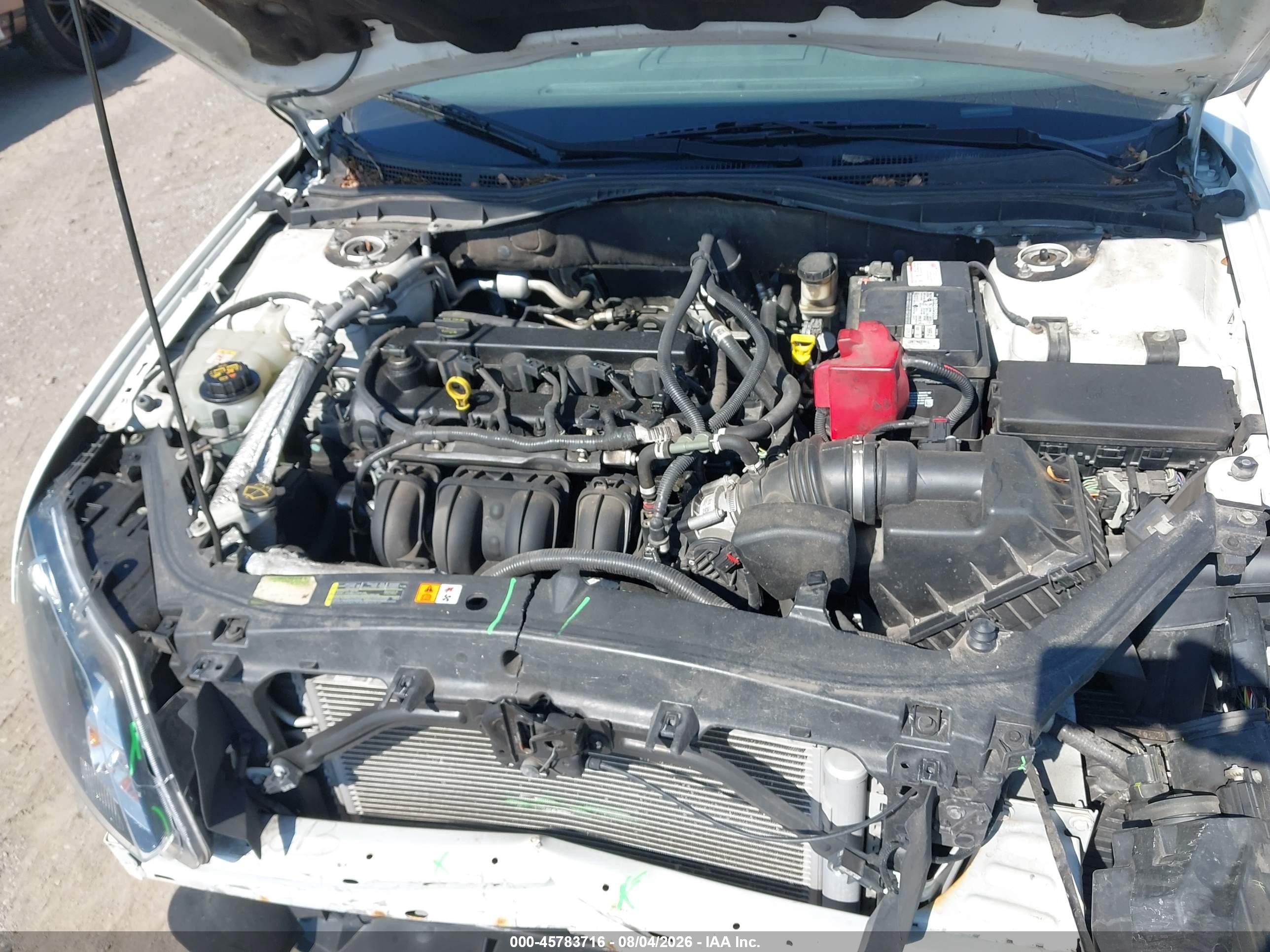 2010 Ford Fusion Se White vin: 3FAHP0HA6AR295981