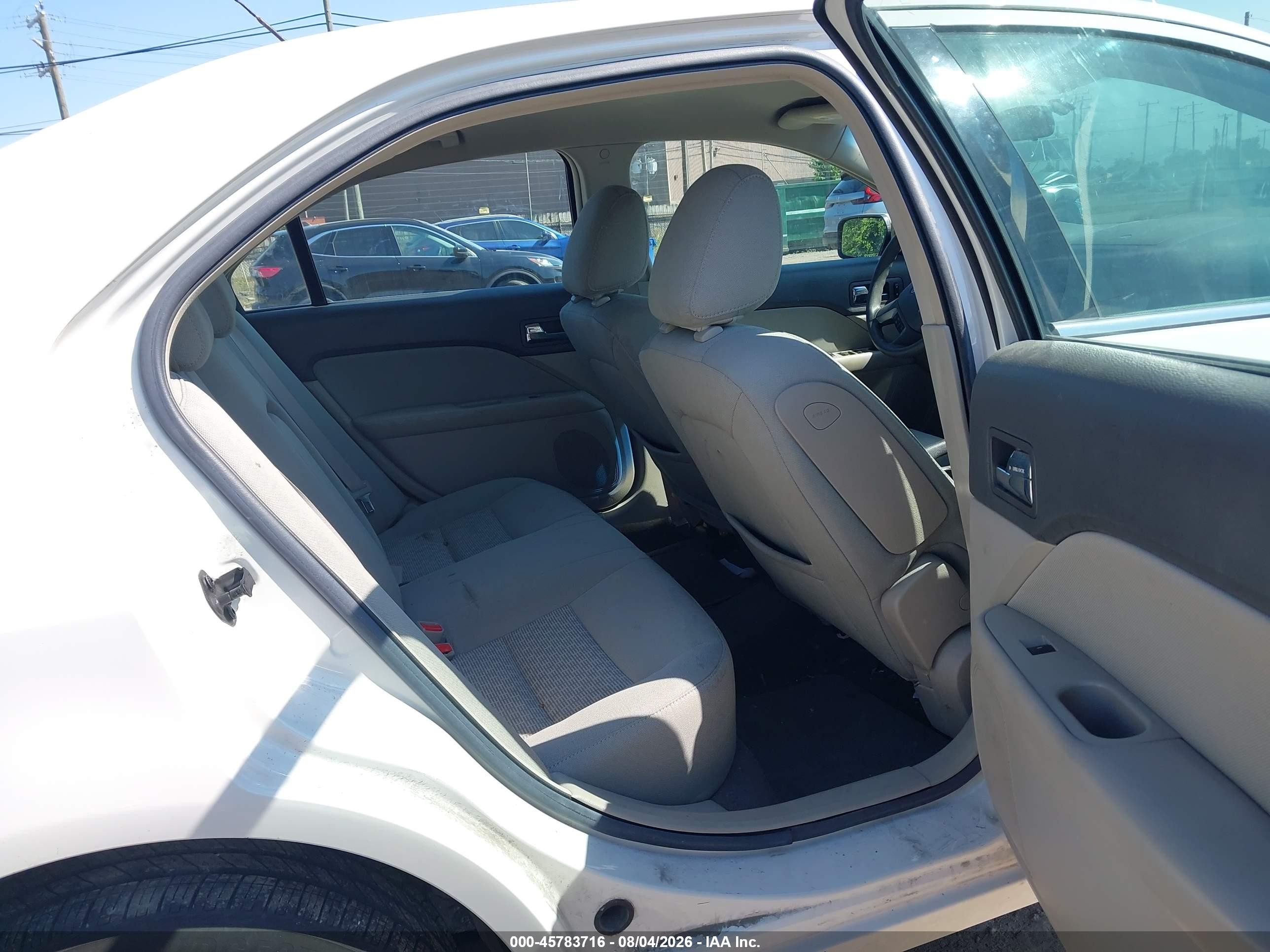 2010 Ford Fusion Se White vin: 3FAHP0HA6AR295981