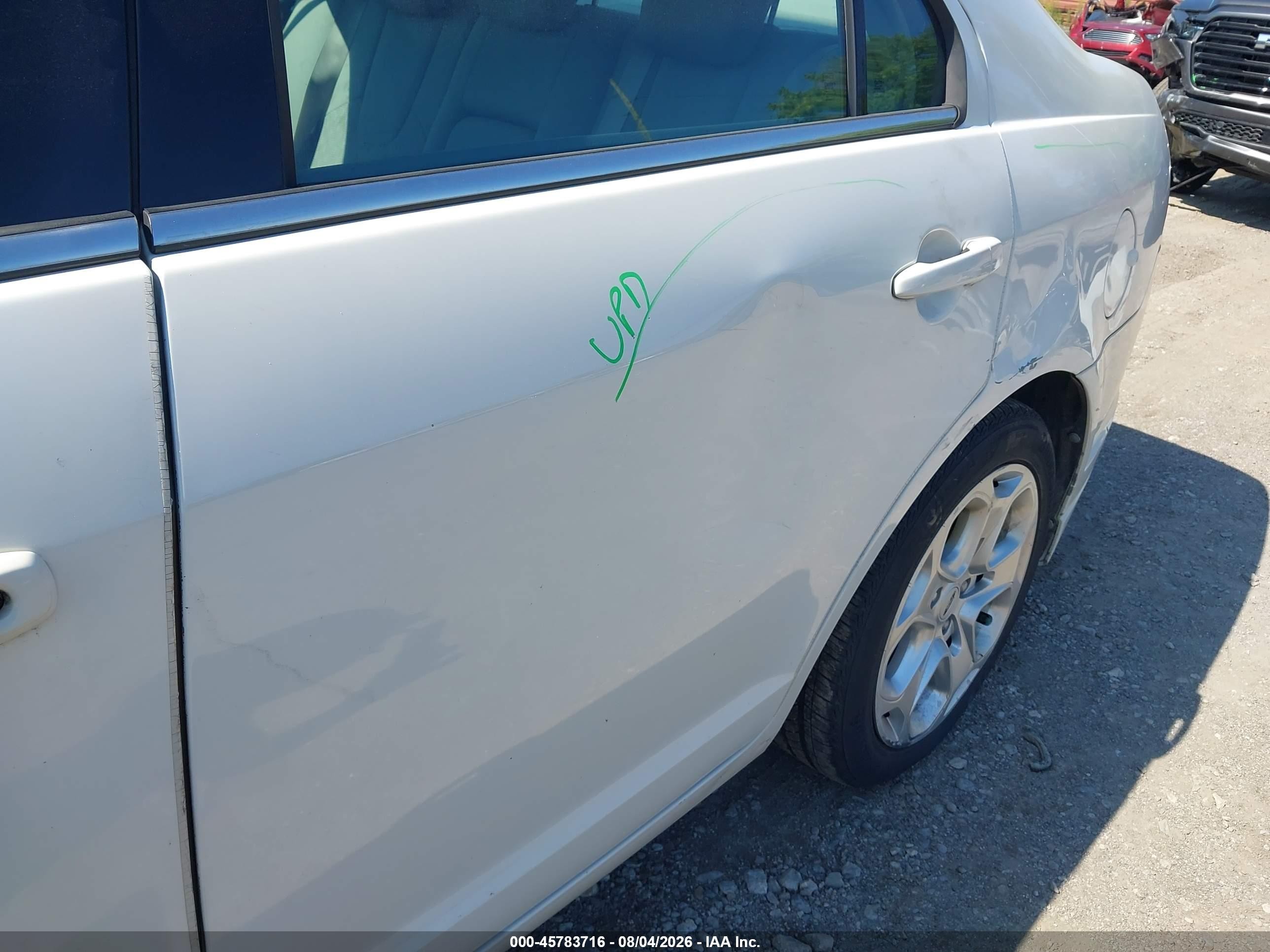 2010 Ford Fusion Se White vin: 3FAHP0HA6AR295981
