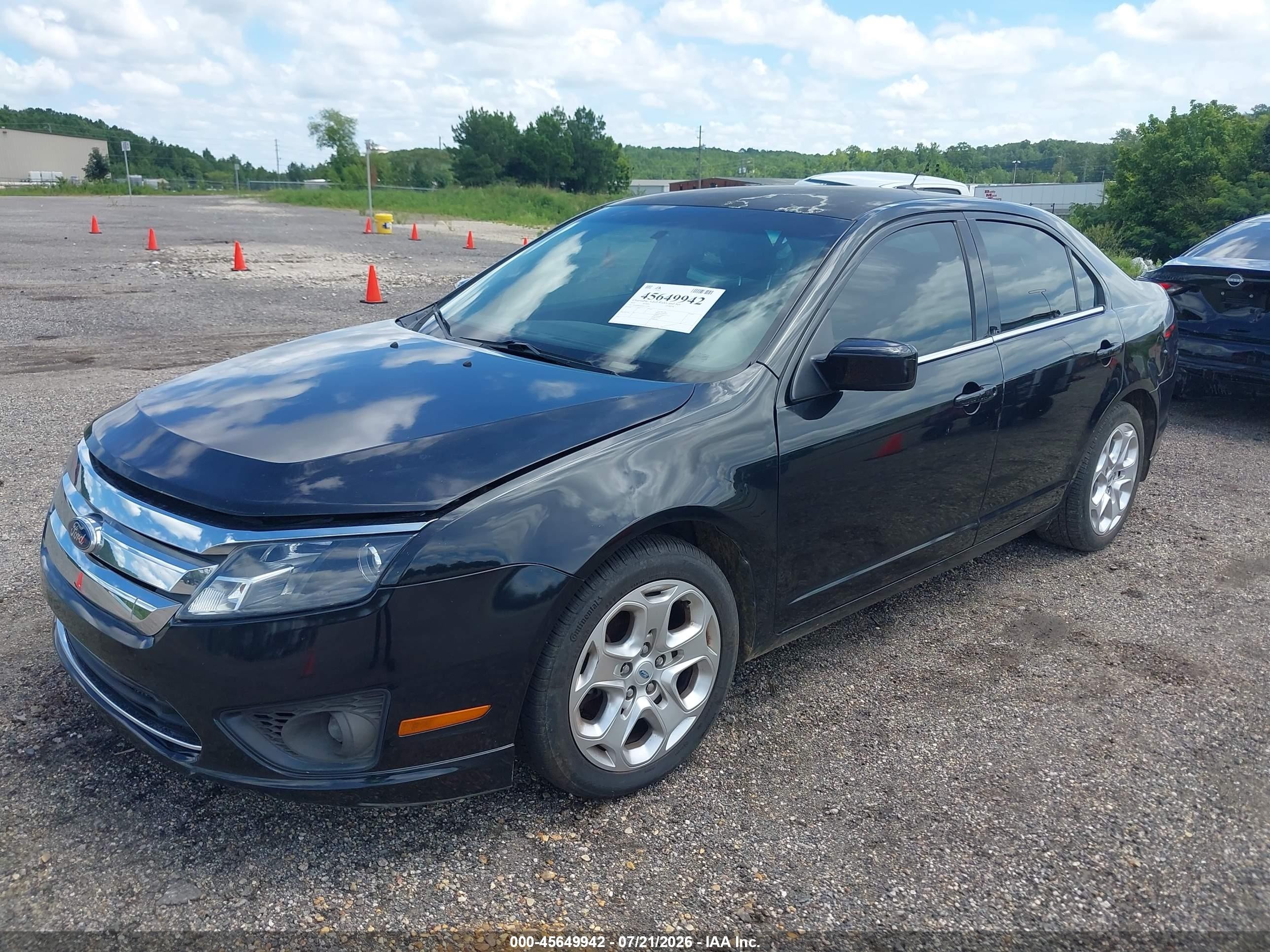 2010 Ford Fusion Se Black vin: 3FAHP0HA6AR331703