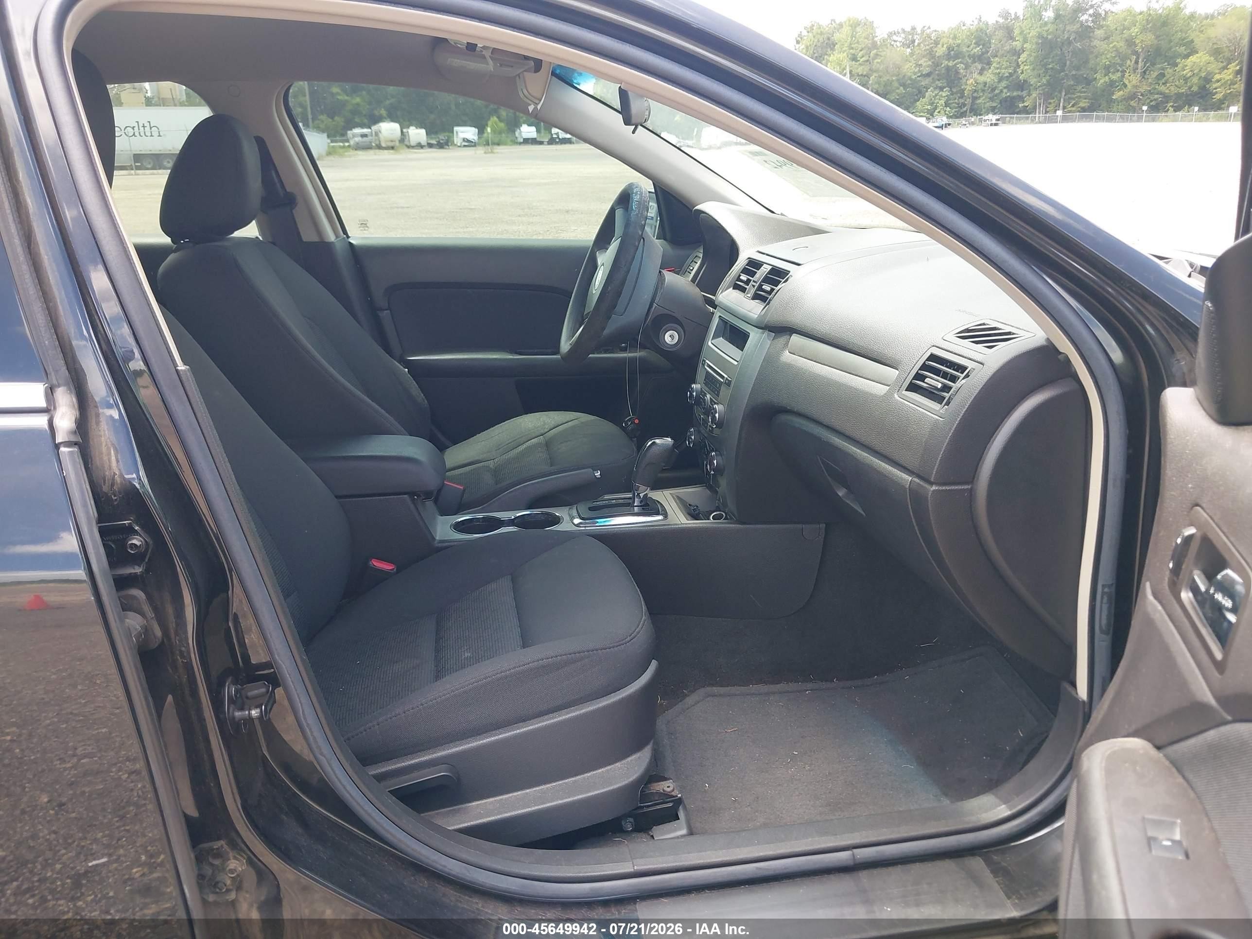 2010 Ford Fusion Se Black vin: 3FAHP0HA6AR331703
