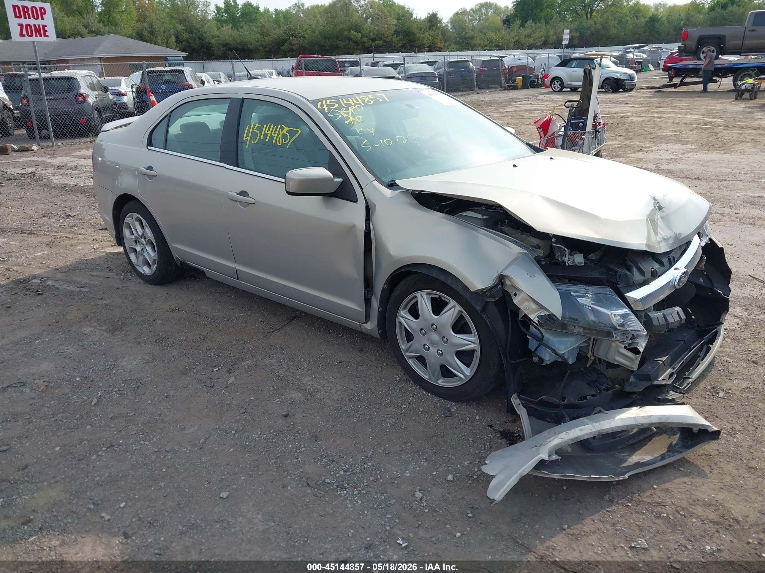 2010 Ford Fusion Se Gray vin: 3FAHP0HA6AR355290