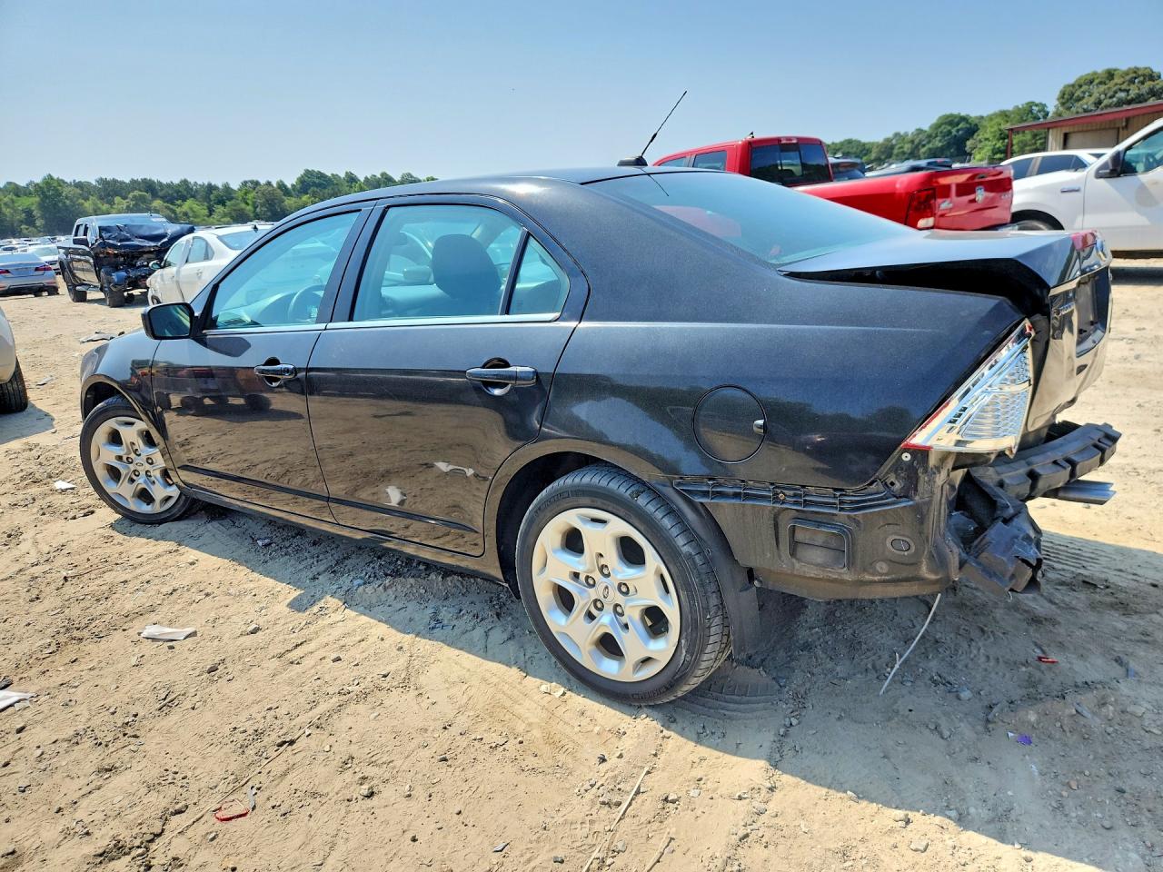 2010 Ford Fusion Se Black vin: 3FAHP0HA6AR380738