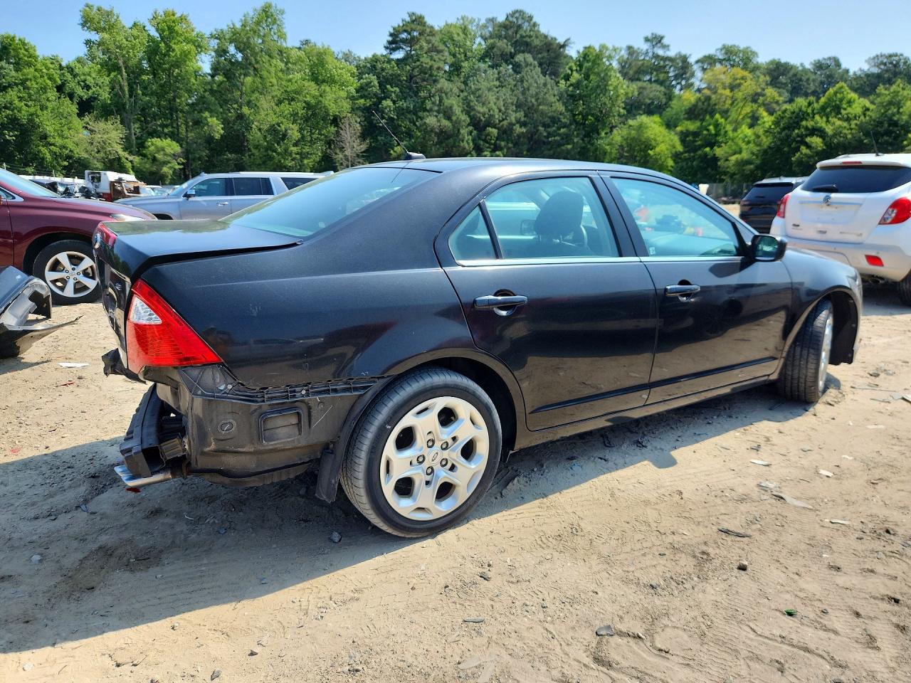 2010 Ford Fusion Se Black vin: 3FAHP0HA6AR380738