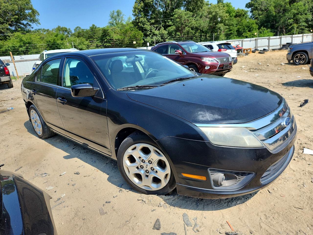 2010 Ford Fusion Se Black vin: 3FAHP0HA6AR380738
