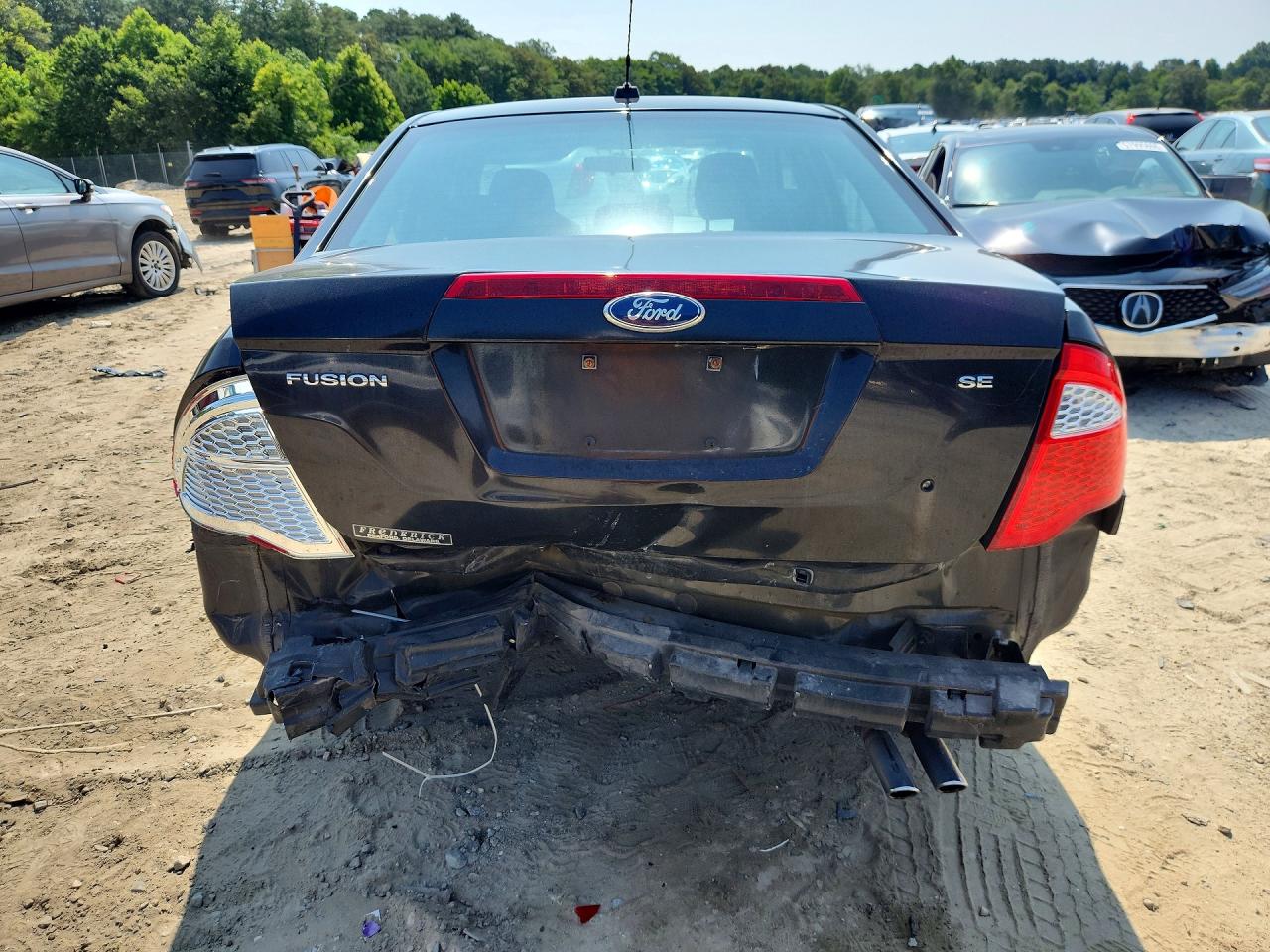 2010 Ford Fusion Se Black vin: 3FAHP0HA6AR380738