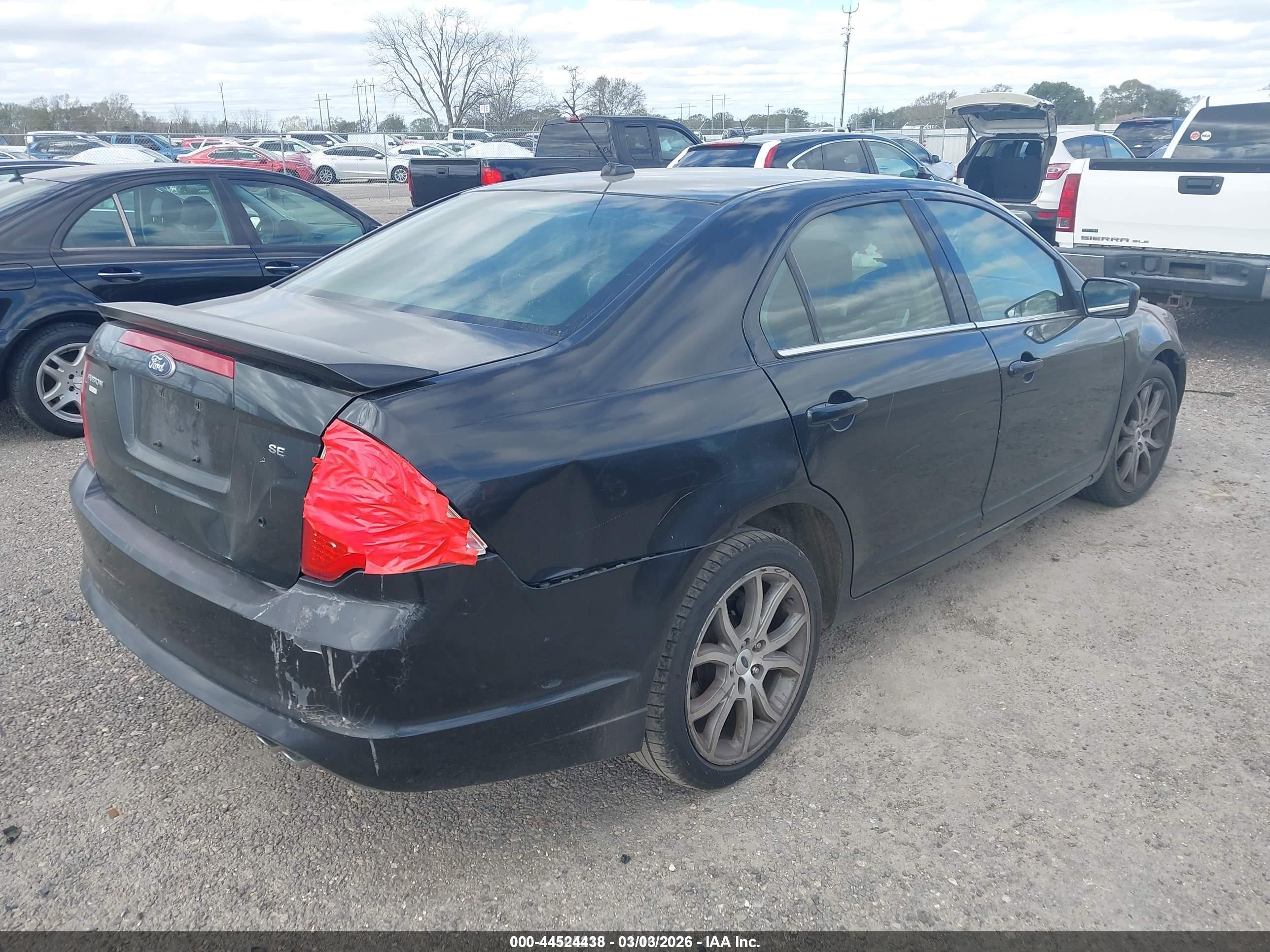 2010 Ford Fusion Se Black vin: 3FAHP0HA6AR388340