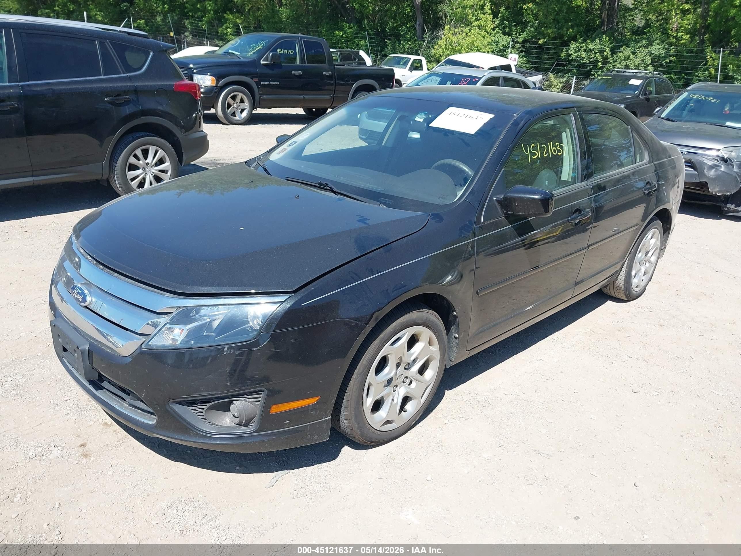 2011 Ford Fusion Se Black vin: 3FAHP0HA6BR112581