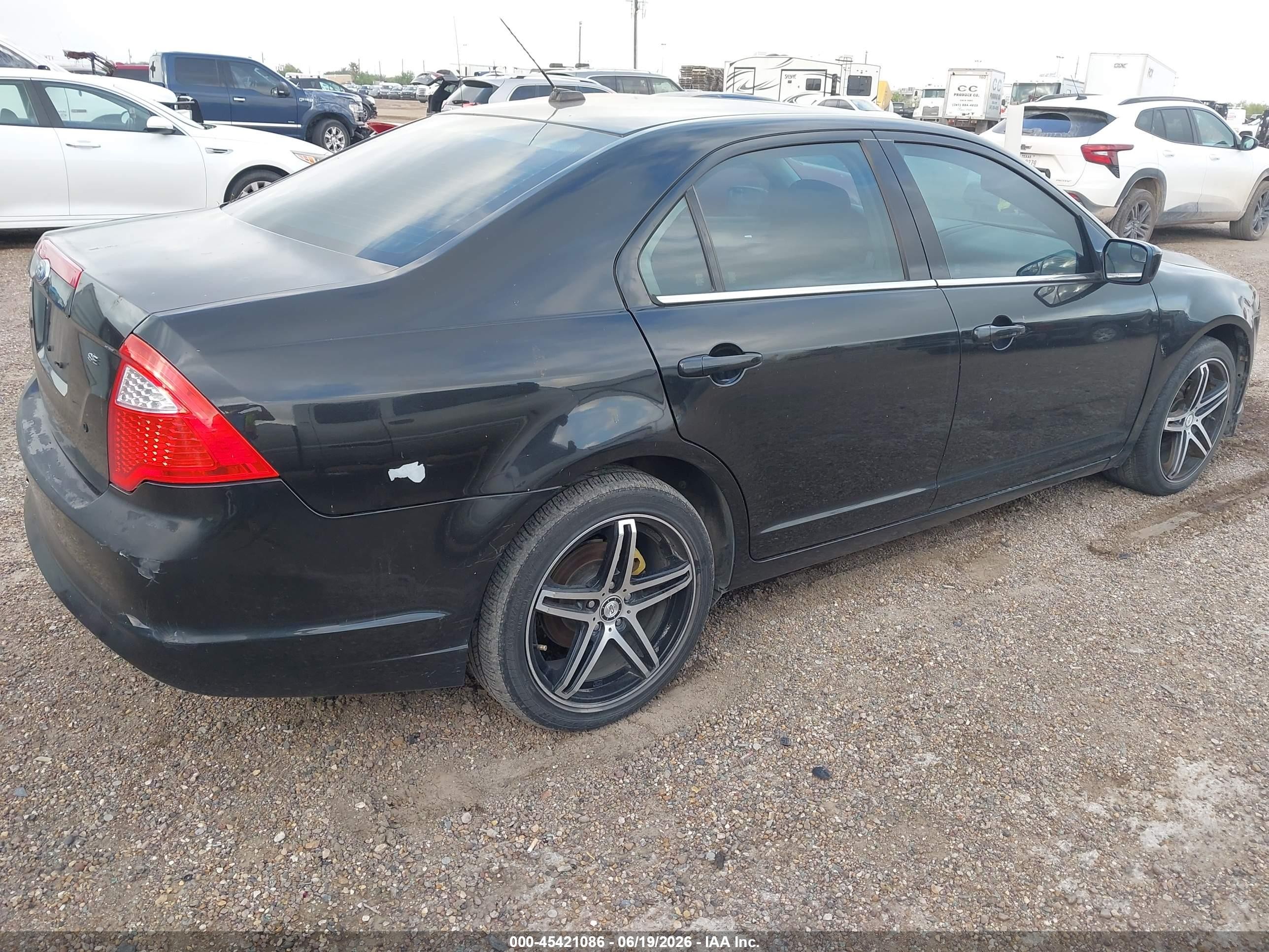 2011 Ford Fusion Se Black vin: 3FAHP0HA6BR148724