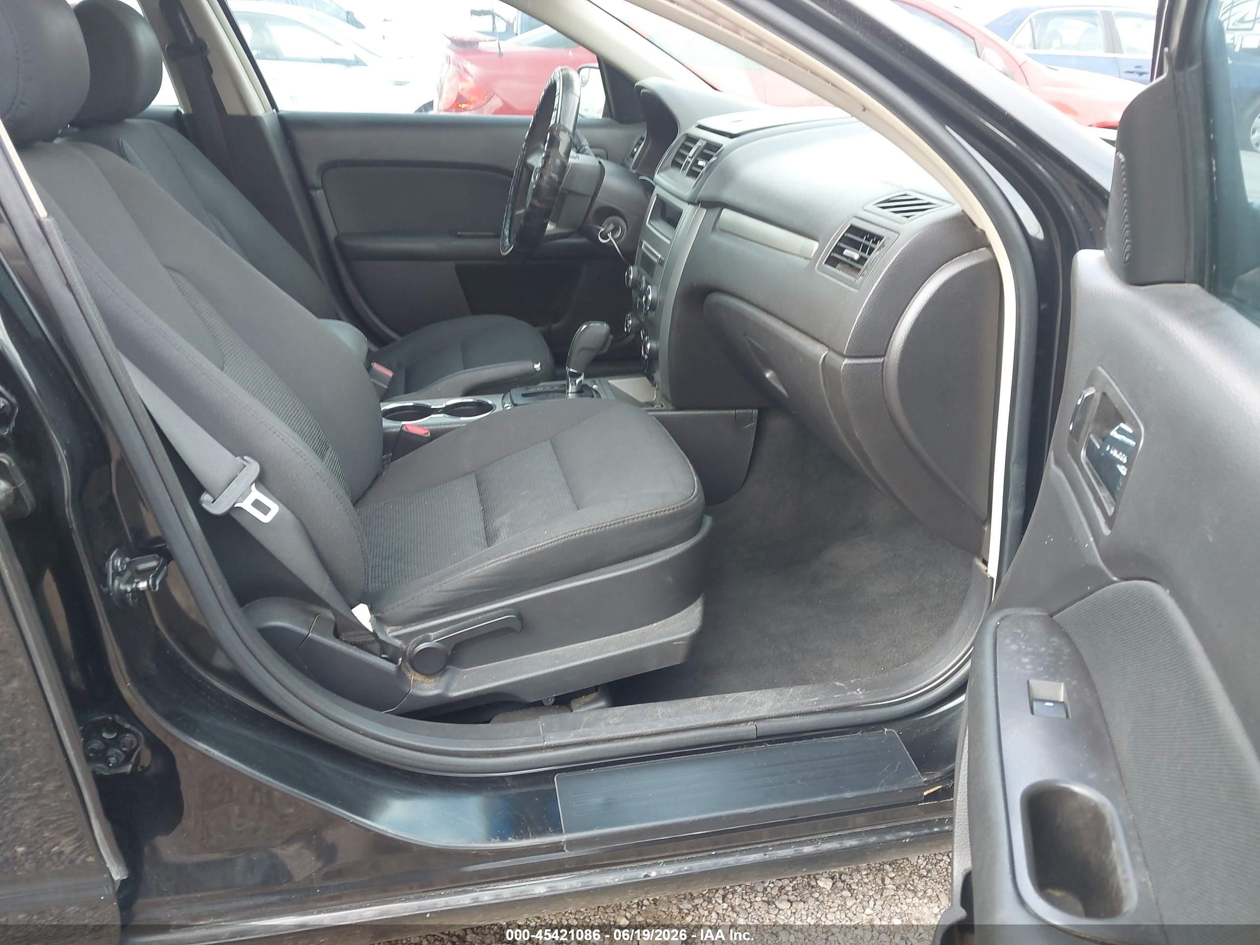 2011 Ford Fusion Se Black vin: 3FAHP0HA6BR148724