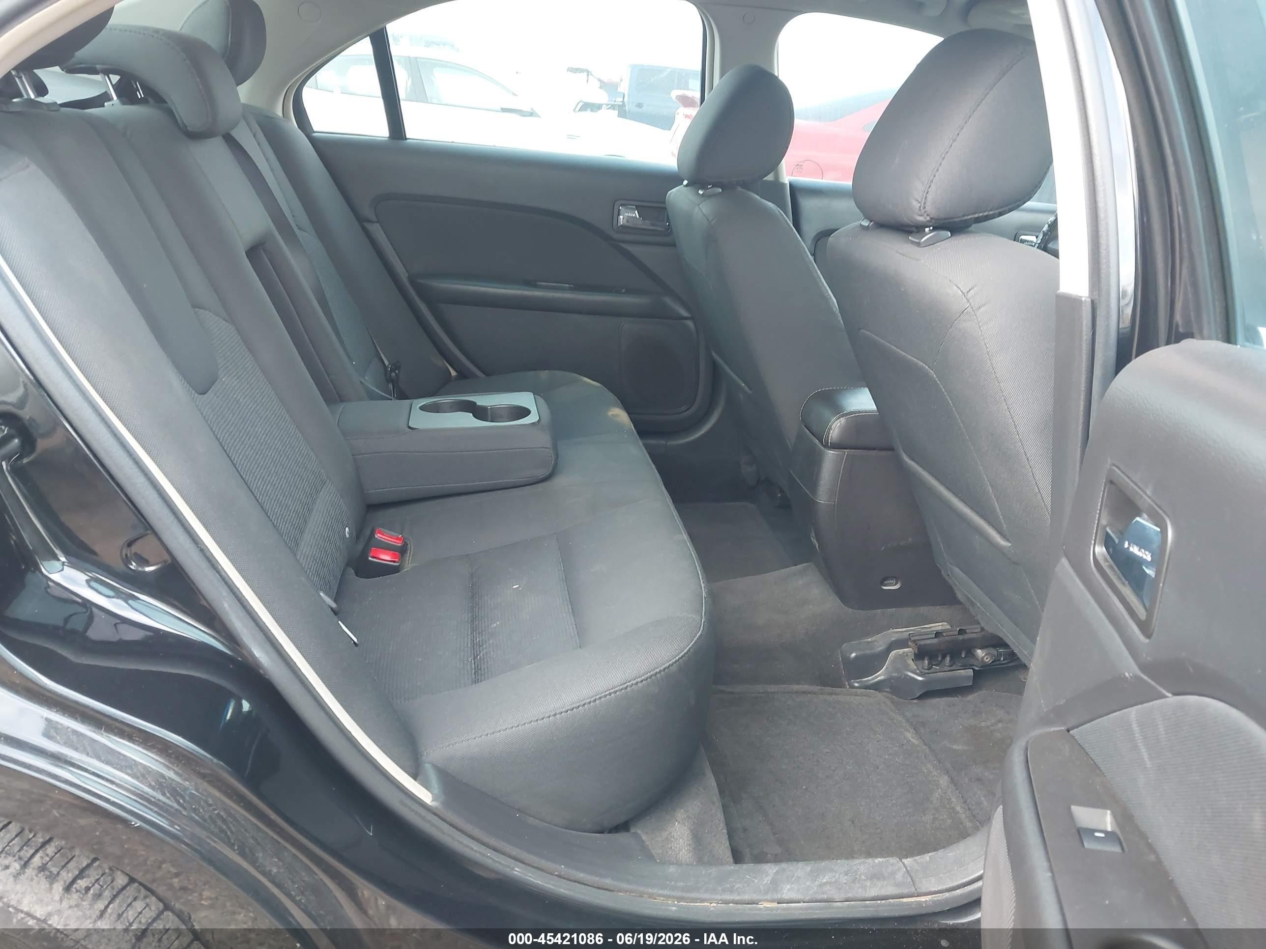 2011 Ford Fusion Se Black vin: 3FAHP0HA6BR148724