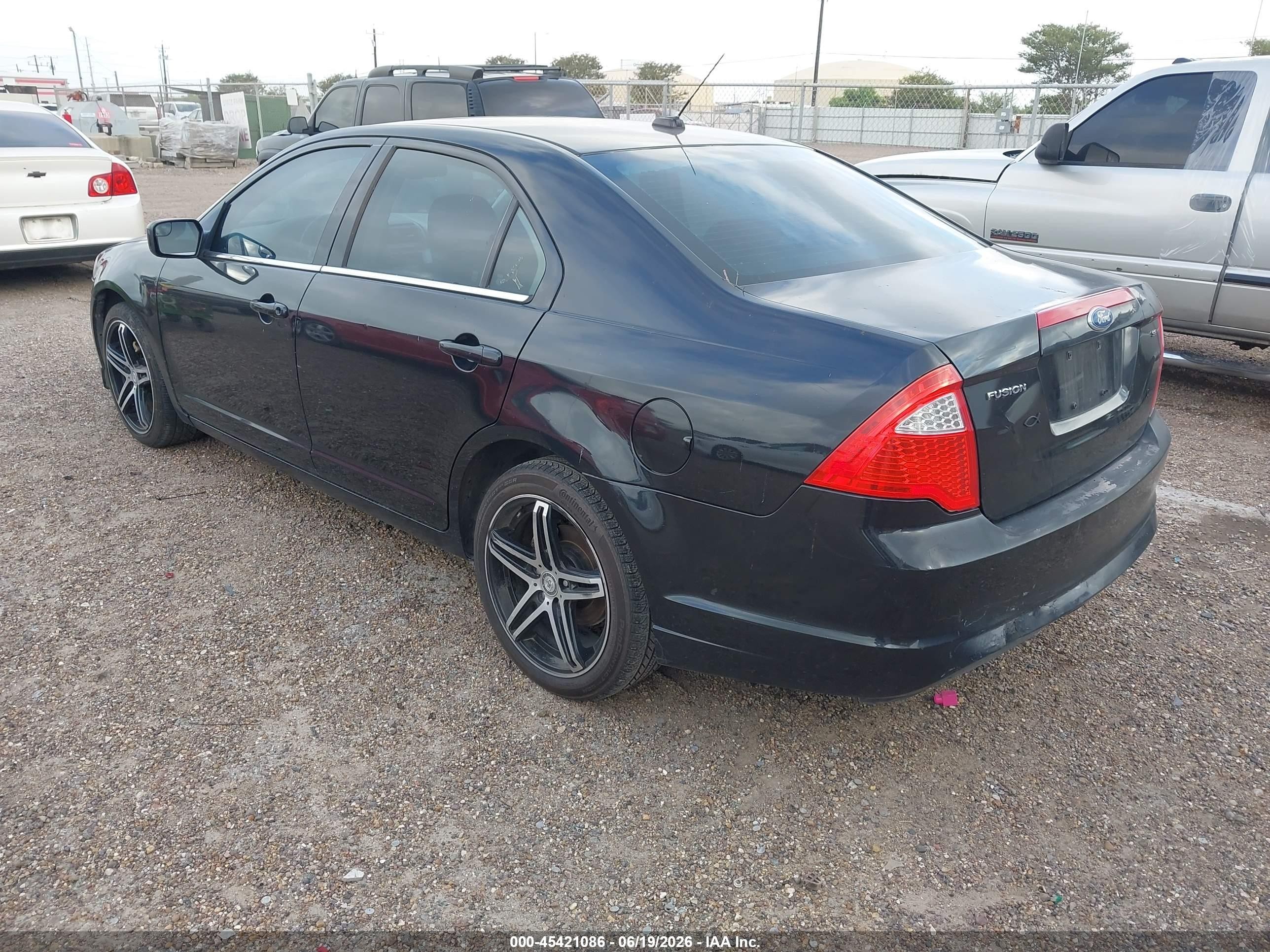 2011 Ford Fusion Se Black vin: 3FAHP0HA6BR148724