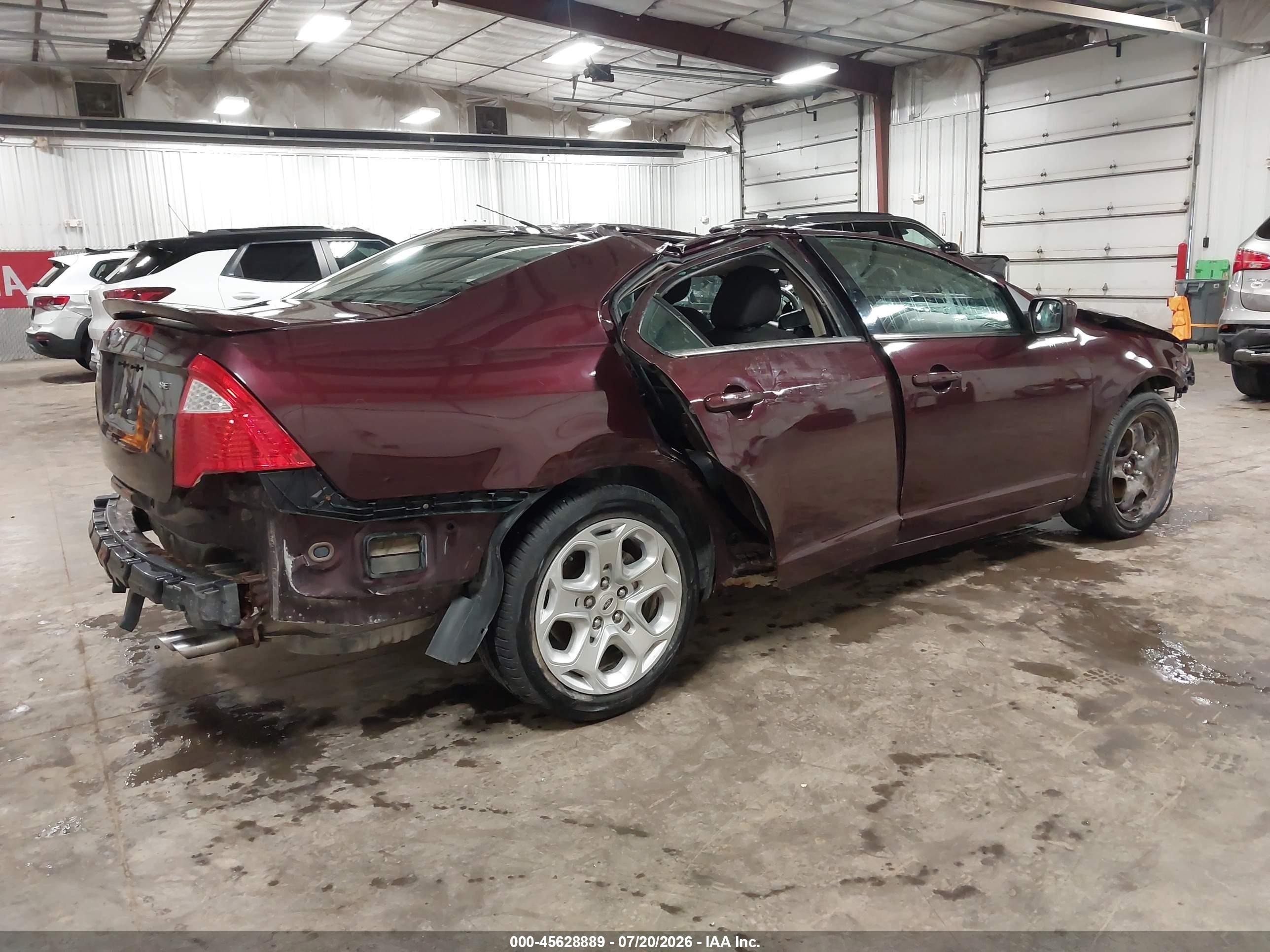 2011 Ford Fusion Se Maroon vin: 3FAHP0HA6BR155043