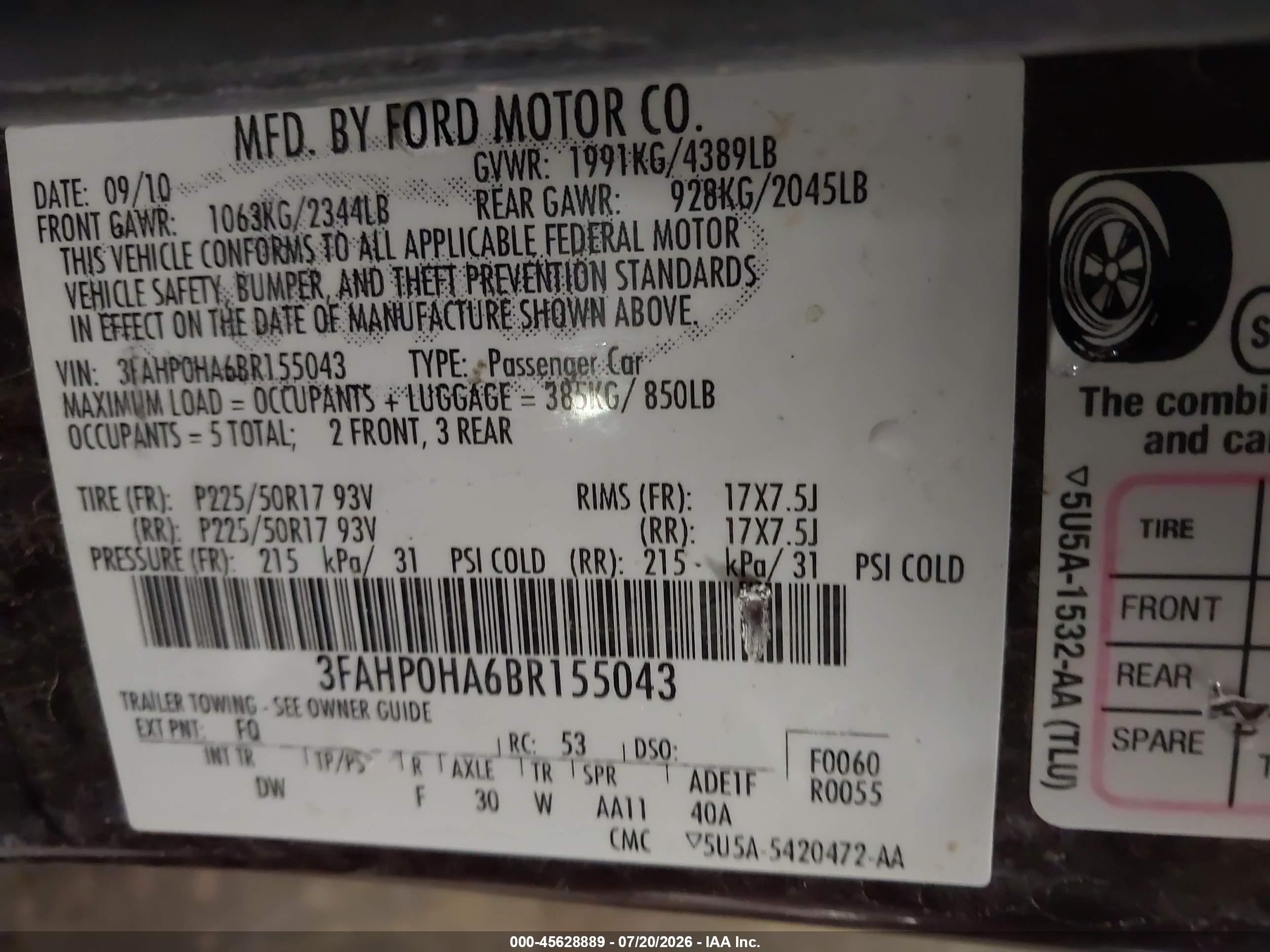 2011 Ford Fusion Se Maroon vin: 3FAHP0HA6BR155043