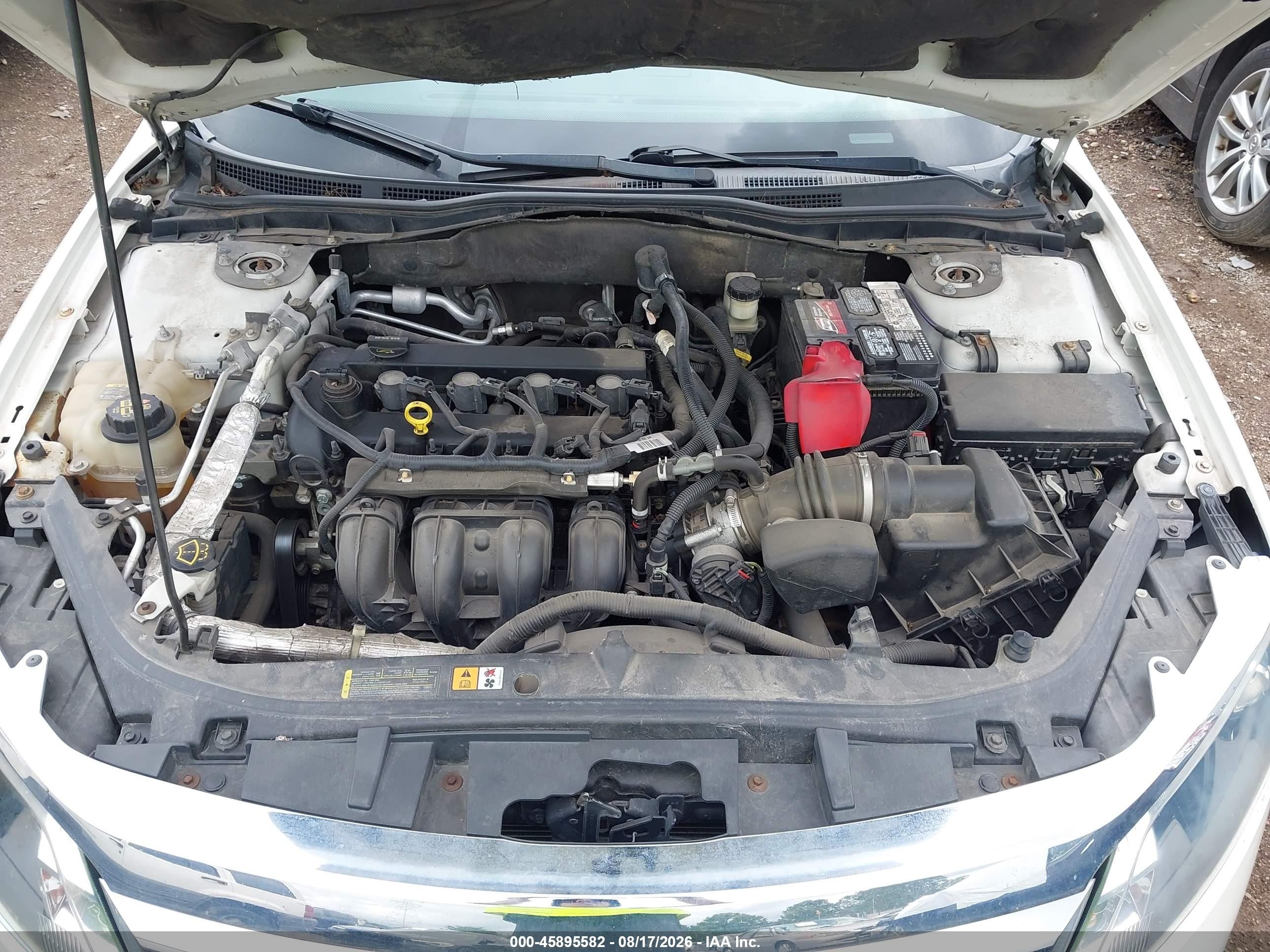 2011 Ford Fusion Se White vin: 3FAHP0HA6BR165006