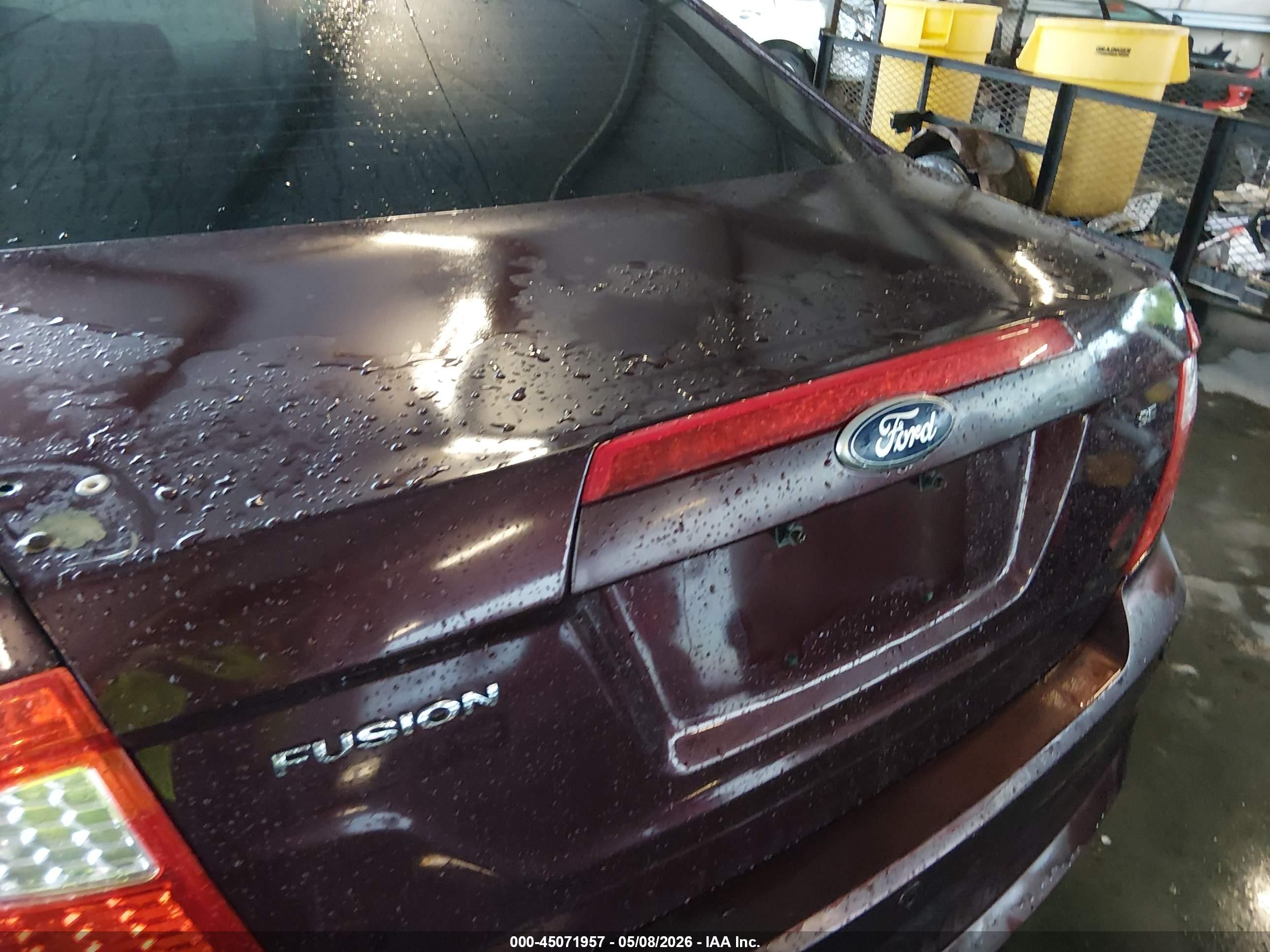 2011 Ford Fusion Se Maroon vin: 3FAHP0HA6BR172716