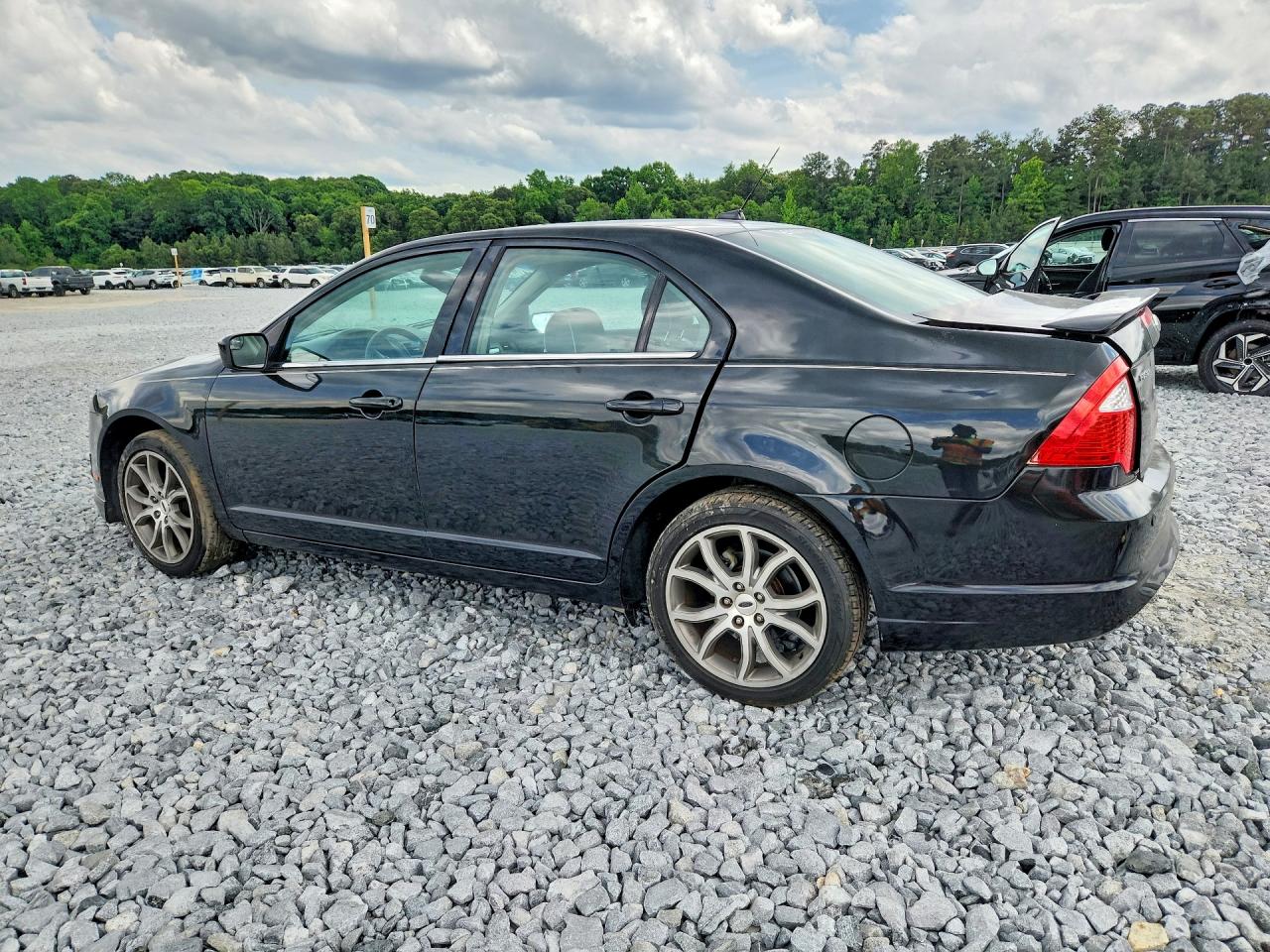 2011 Ford Fusion Se Black vin: 3FAHP0HA6BR194781