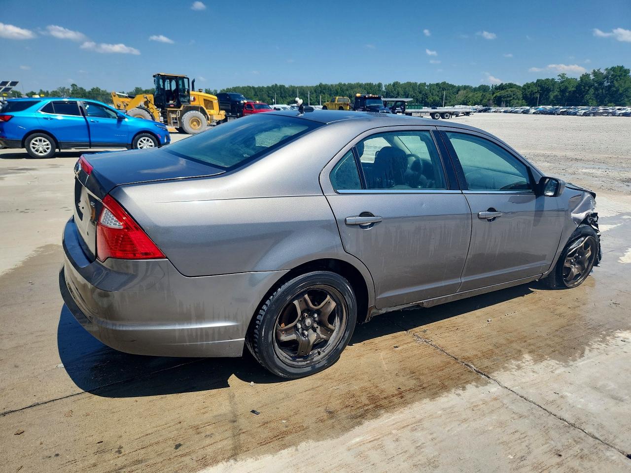 2011 Ford Fusion Se Gray vin: 3FAHP0HA6BR211093