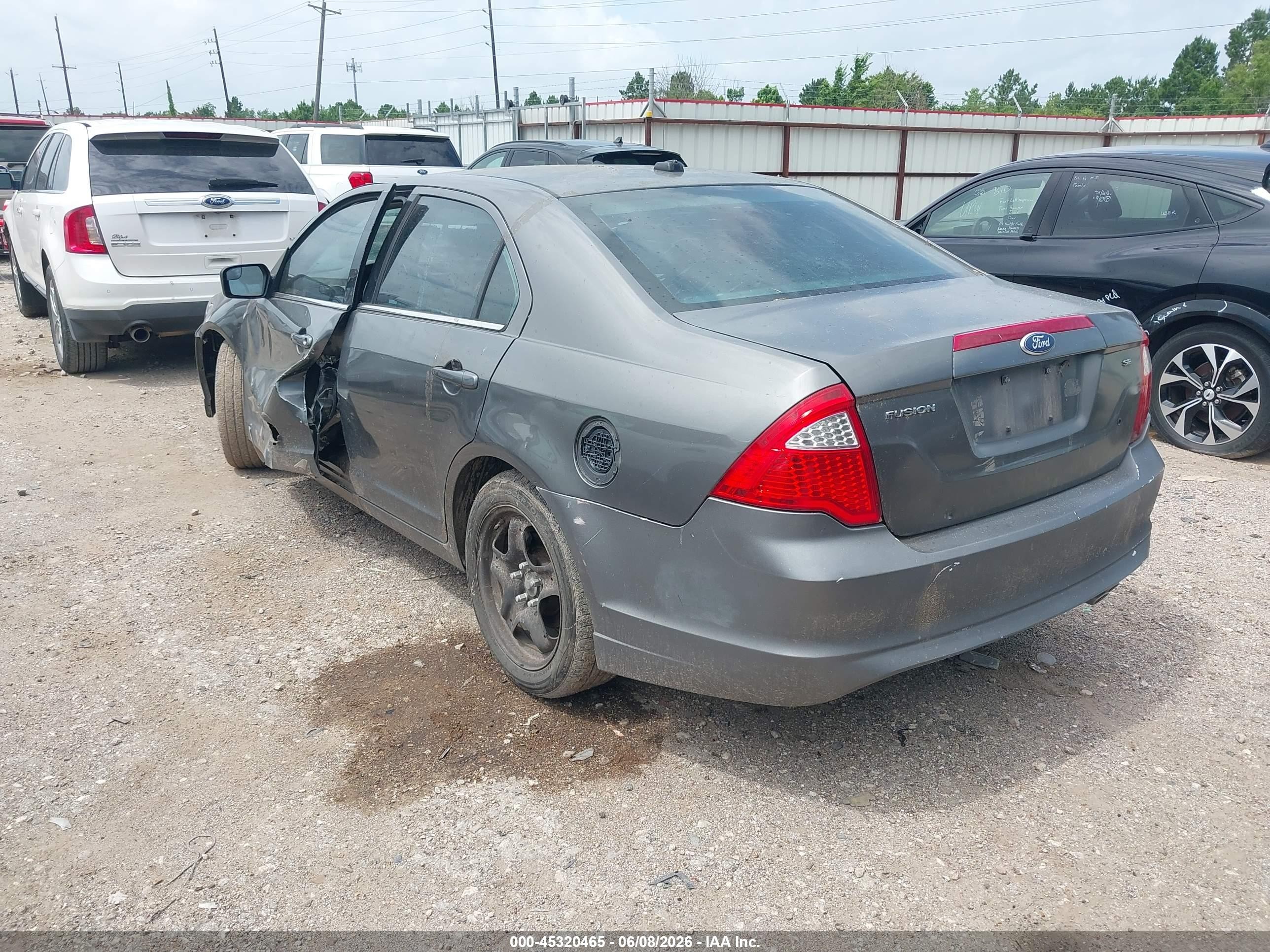 2011 Ford Fusion Se Серый vin: 3FAHP0HA6BR214205
