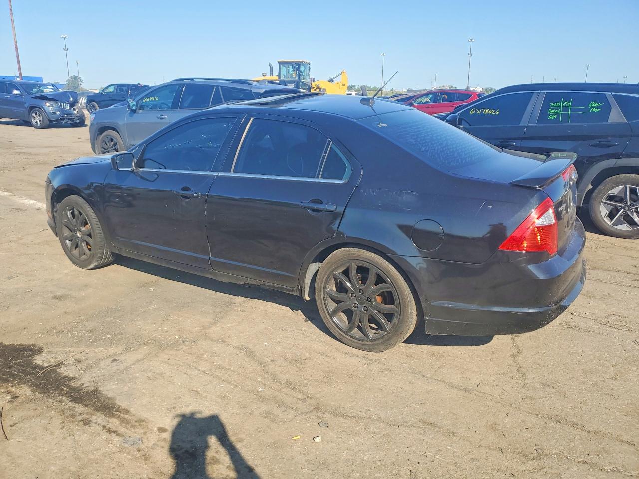 2011 Ford Fusion Se Black vin: 3FAHP0HA6BR219940