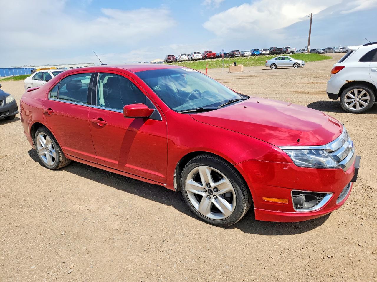2011 Ford Fusion Se Red vin: 3FAHP0HA6BR282827