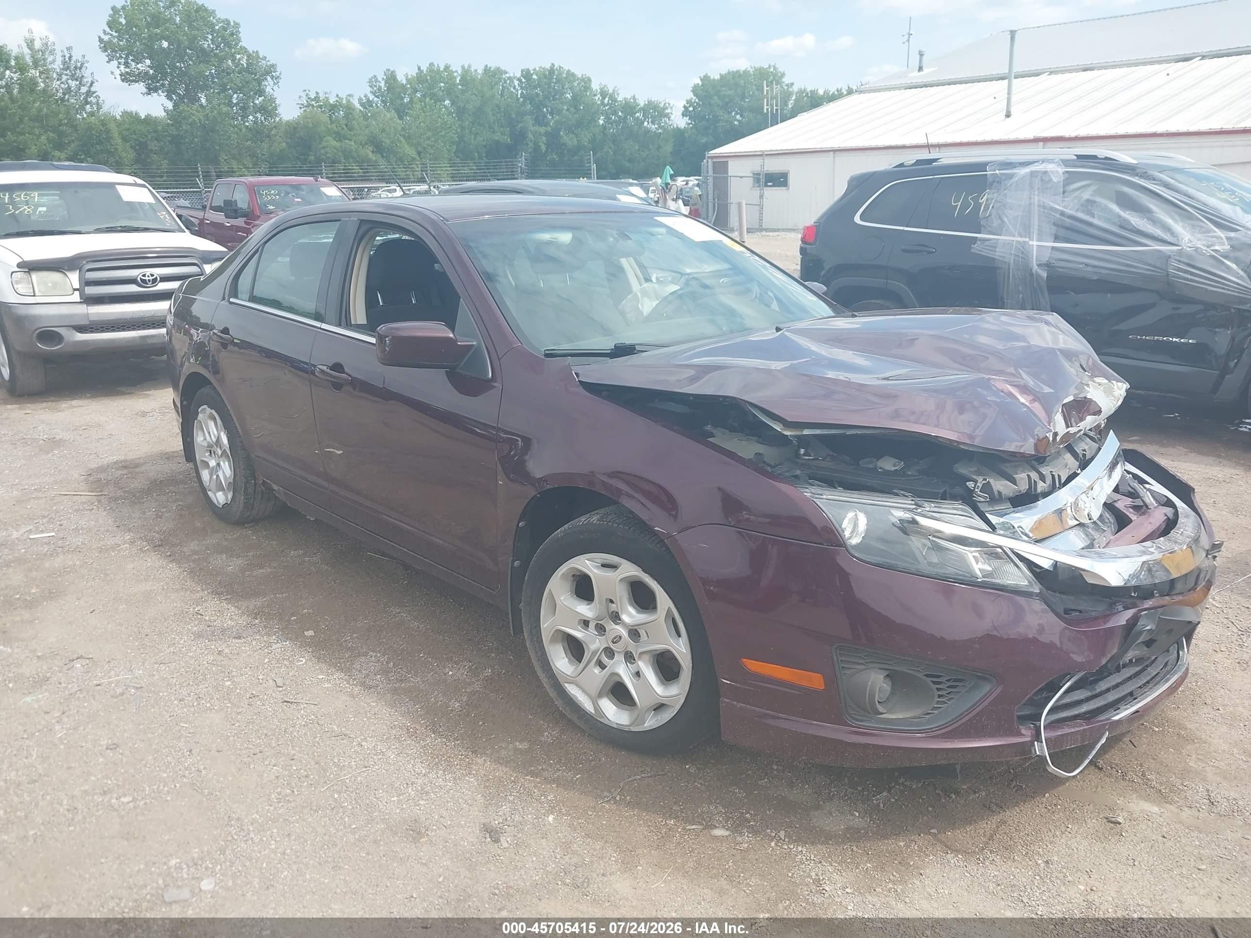 2011 Ford Fusion Se Темно-бордовый vin: 3FAHP0HA6BR296355