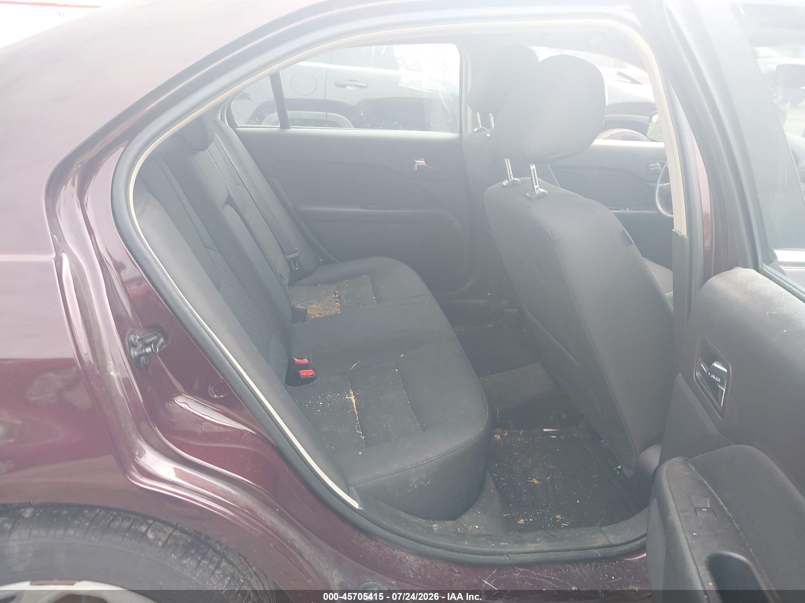 2011 Ford Fusion Se Темно-бордовый vin: 3FAHP0HA6BR296355