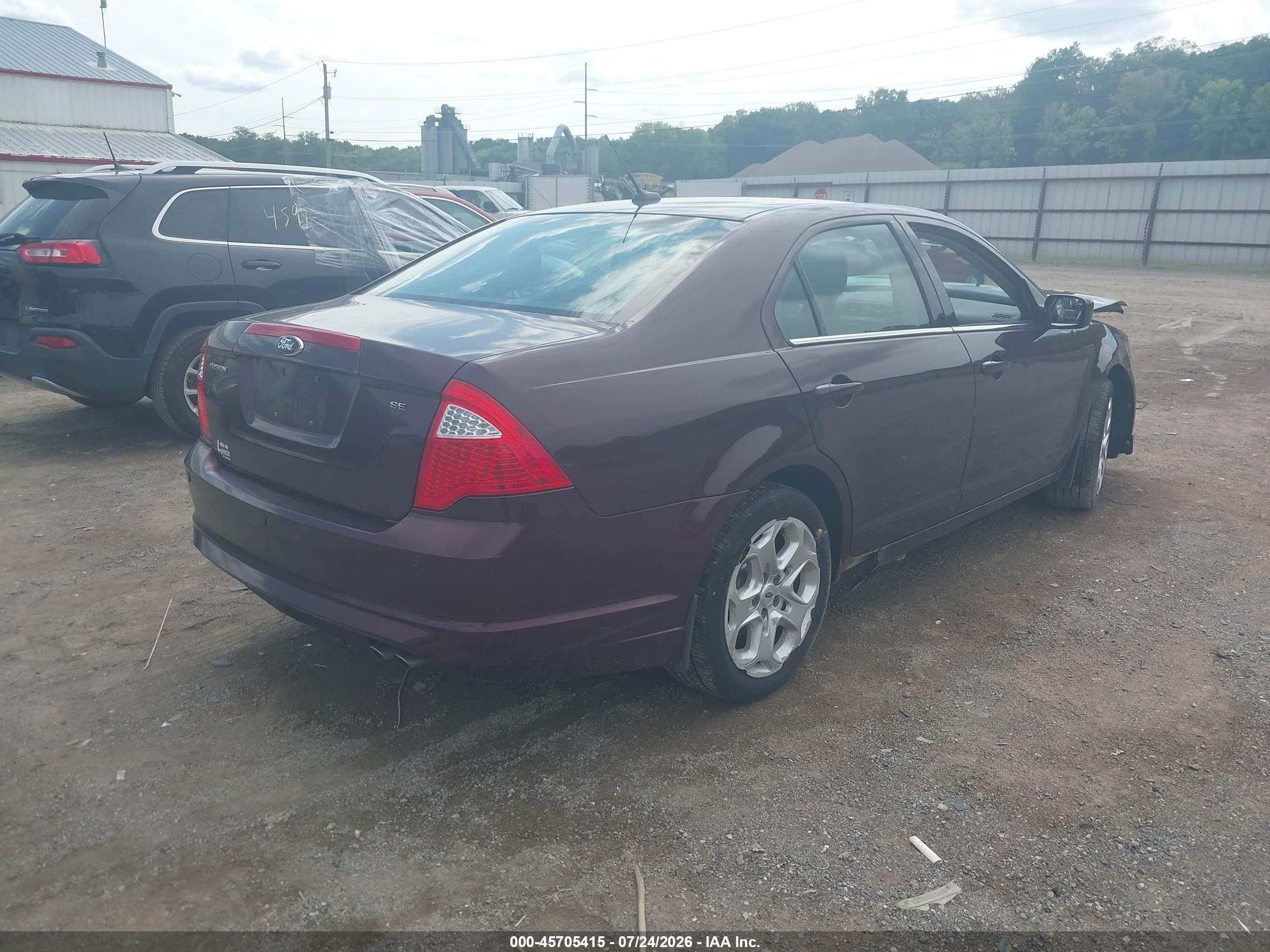 2011 Ford Fusion Se Темно-бордовый vin: 3FAHP0HA6BR296355
