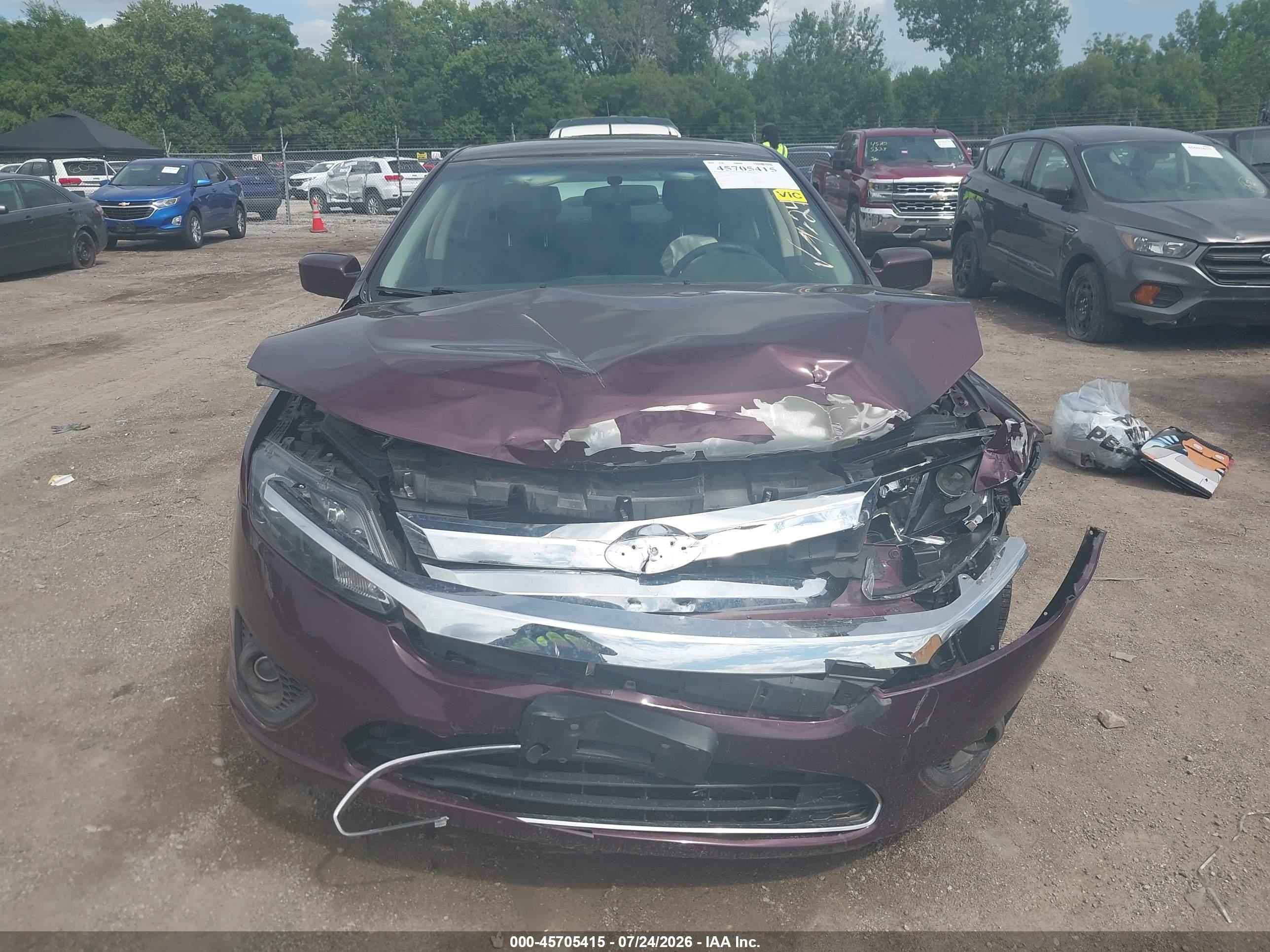 2011 Ford Fusion Se Темно-бордовый vin: 3FAHP0HA6BR296355