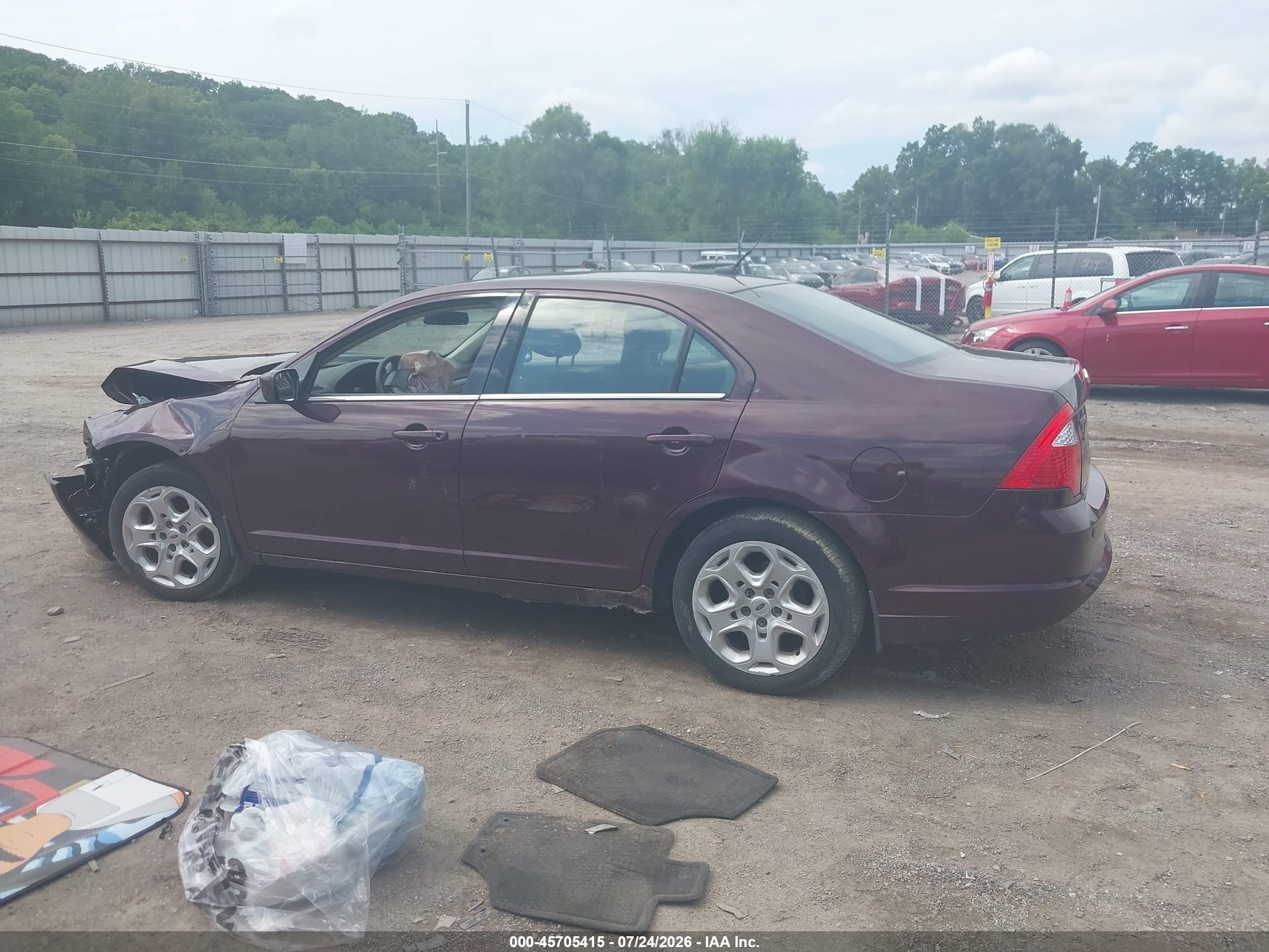 2011 Ford Fusion Se Темно-бордовый vin: 3FAHP0HA6BR296355