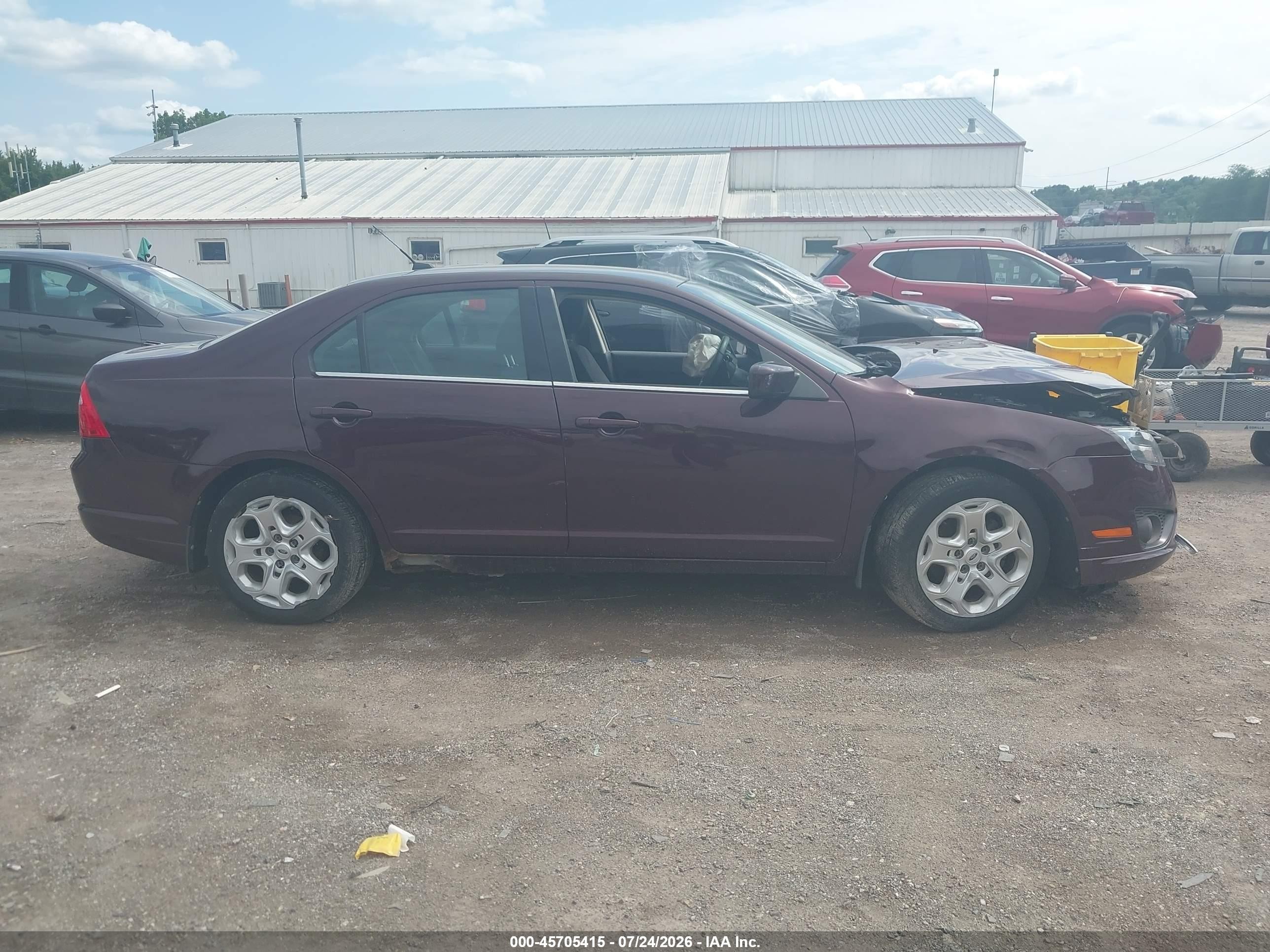 2011 Ford Fusion Se Темно-бордовый vin: 3FAHP0HA6BR296355