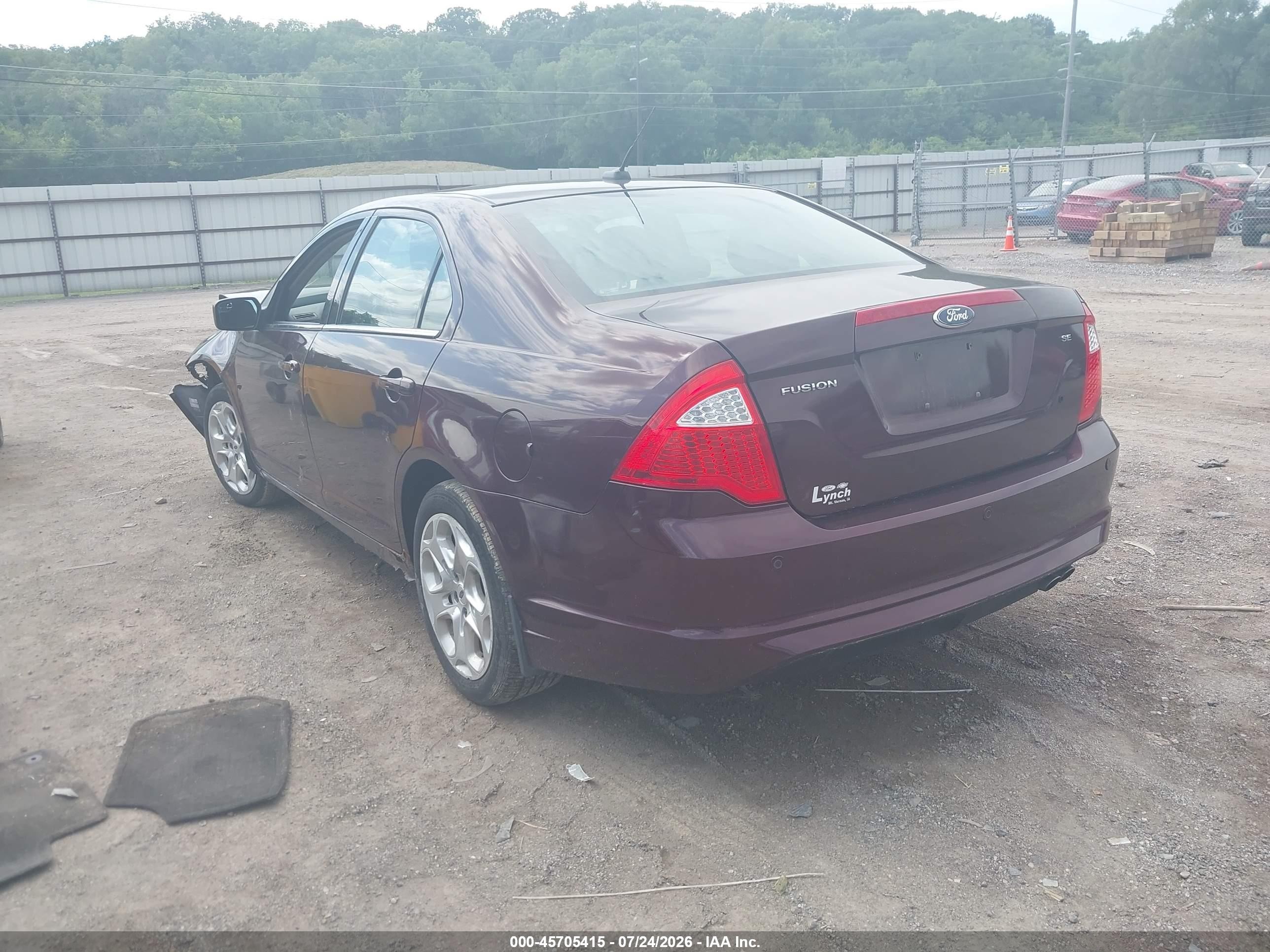 2011 Ford Fusion Se Темно-бордовый vin: 3FAHP0HA6BR296355