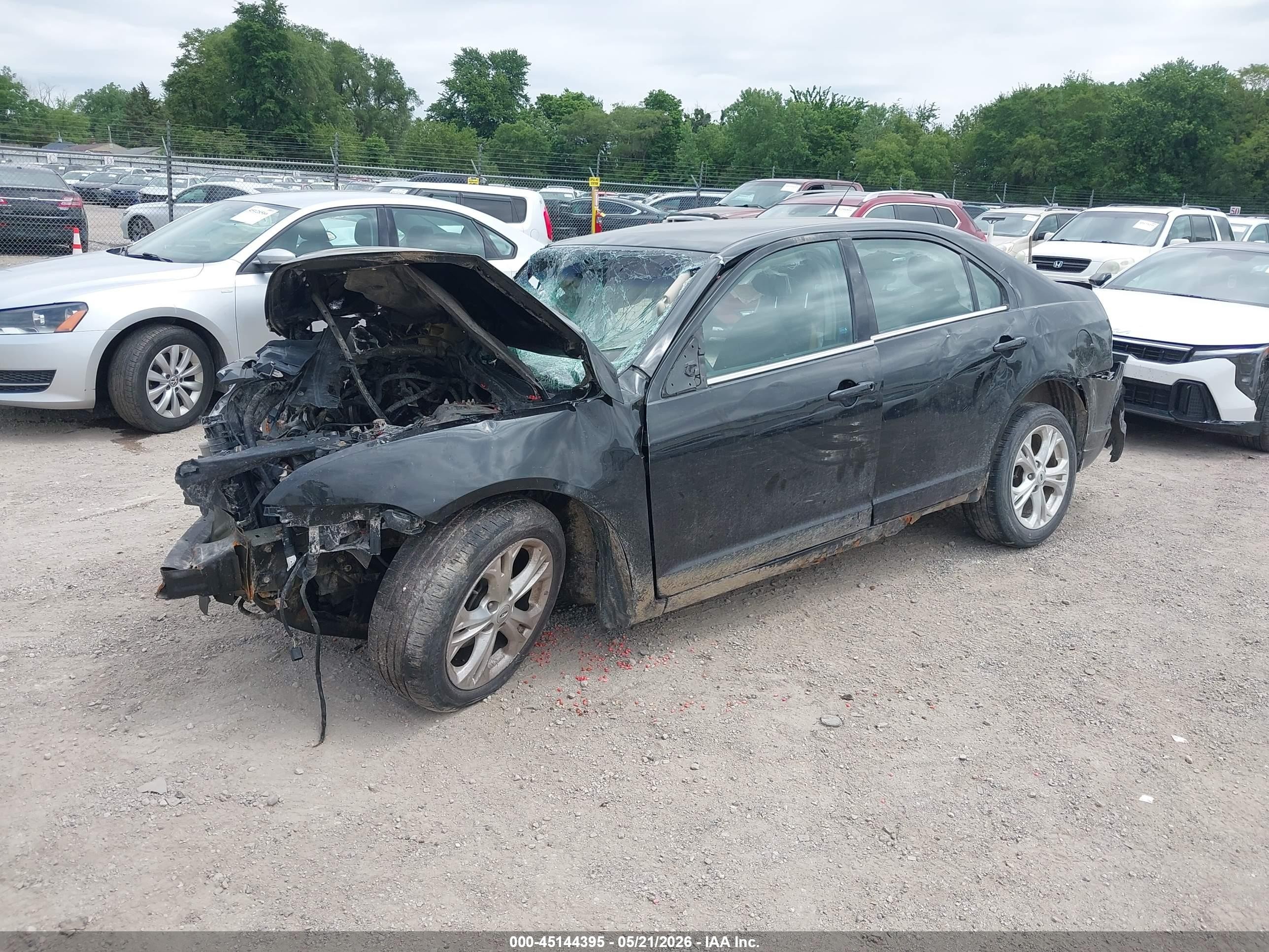 2011 Ford Fusion Se Black vin: 3FAHP0HA6BR299191