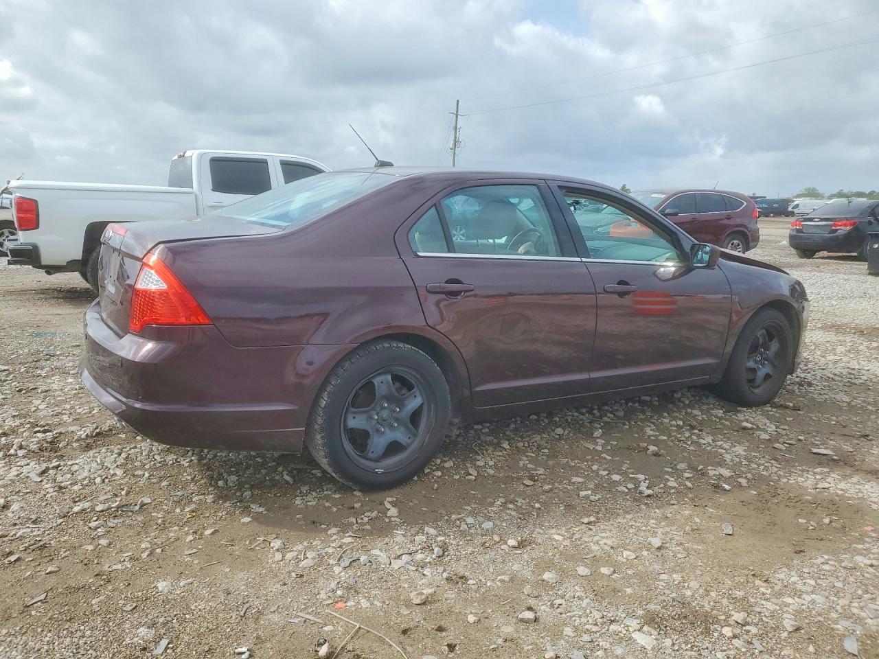 2011 Ford Fusion Se Burgundy vin: 3FAHP0HA6BR302753