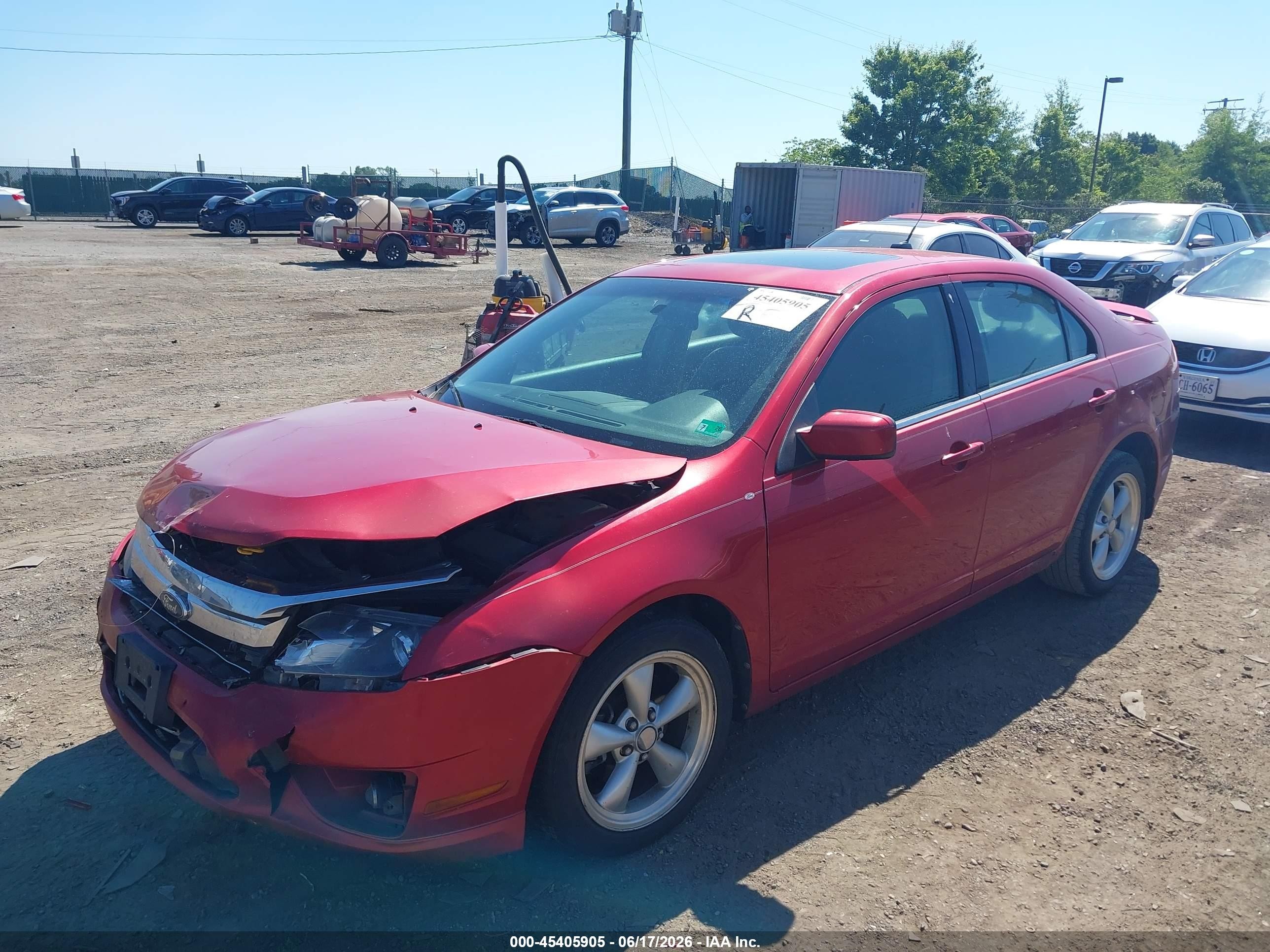 2011 Ford Fusion Se Red vin: 3FAHP0HA6BR316555