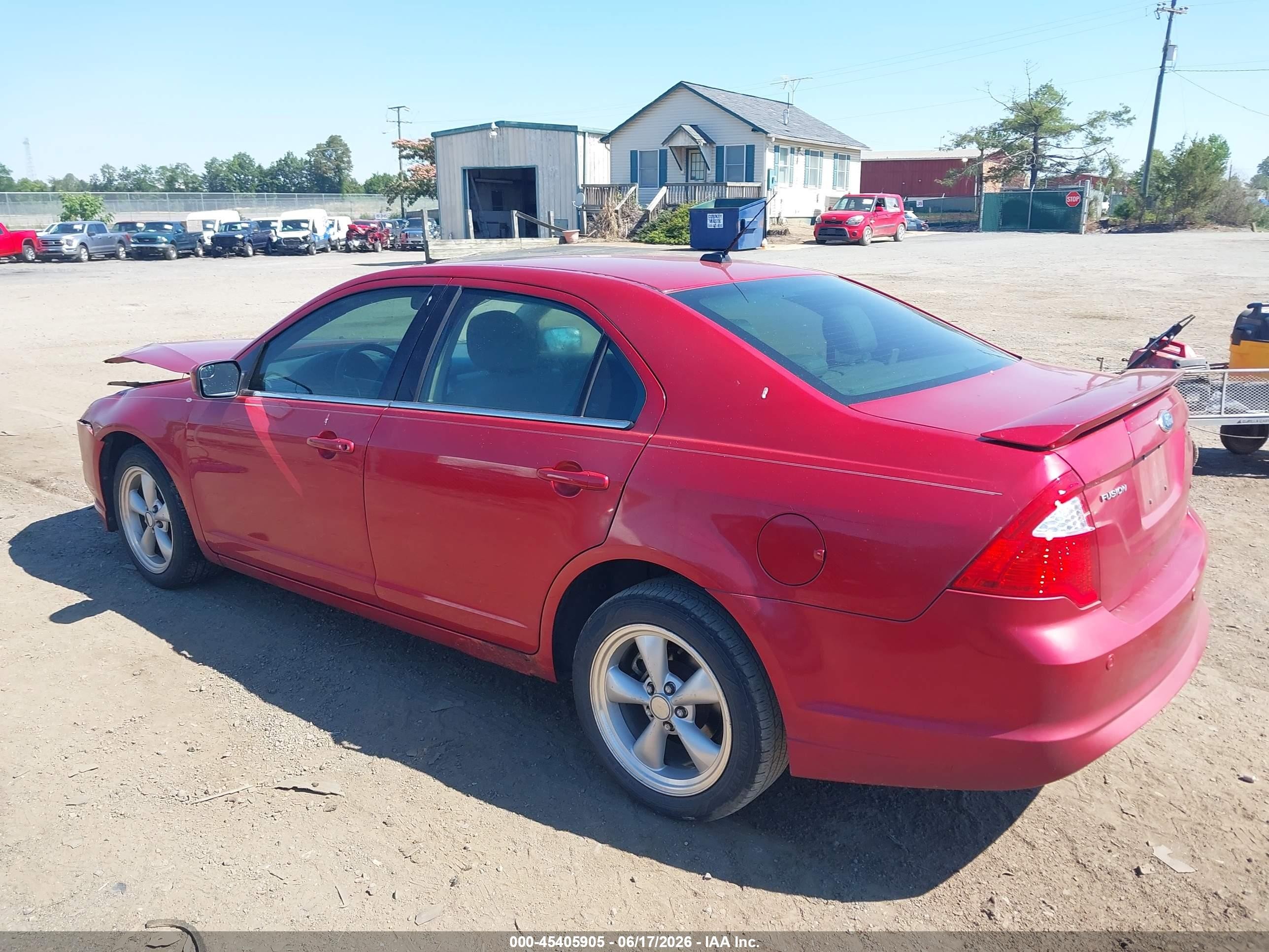 2011 Ford Fusion Se Red vin: 3FAHP0HA6BR316555
