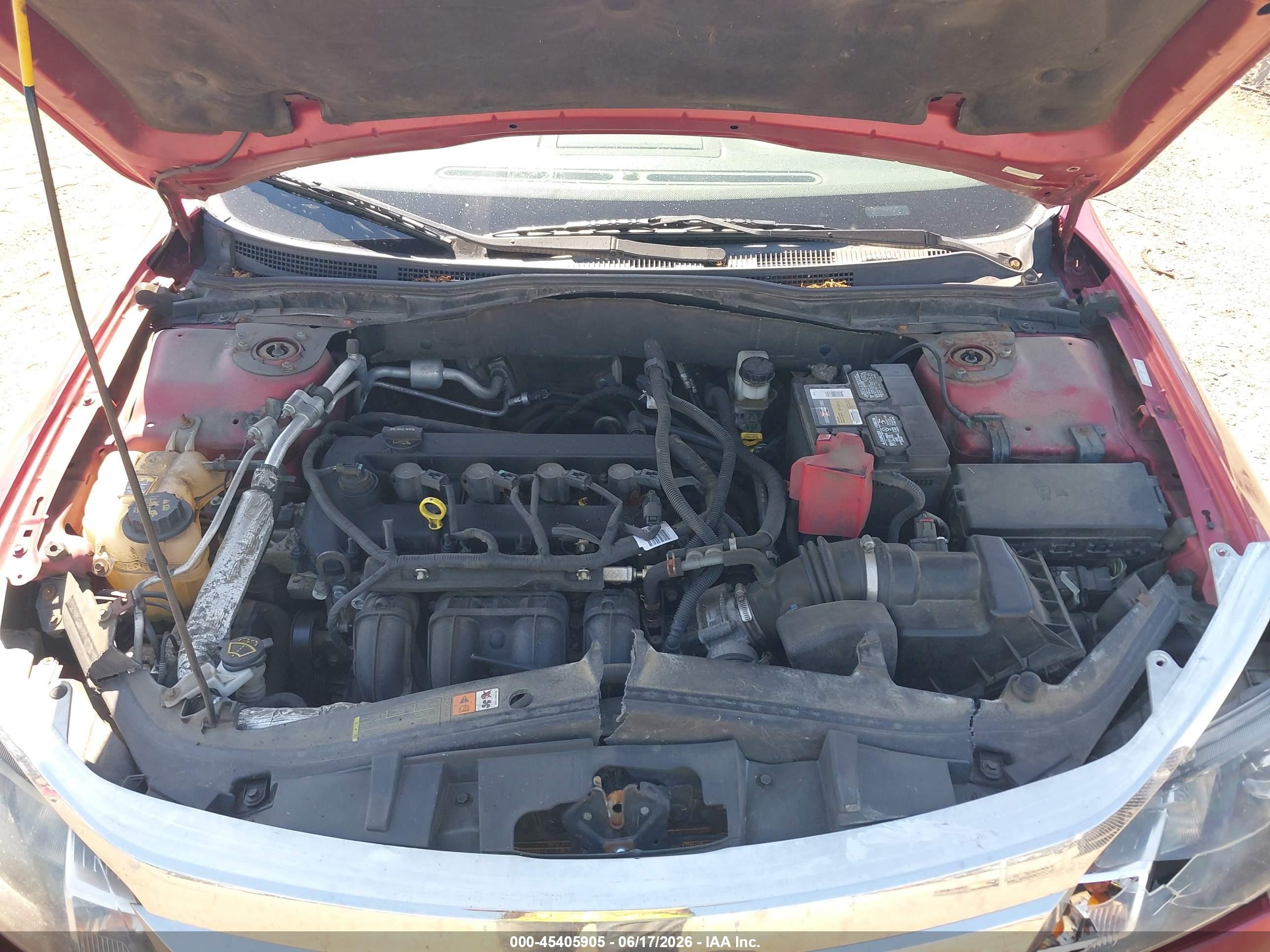 2011 Ford Fusion Se Red vin: 3FAHP0HA6BR316555
