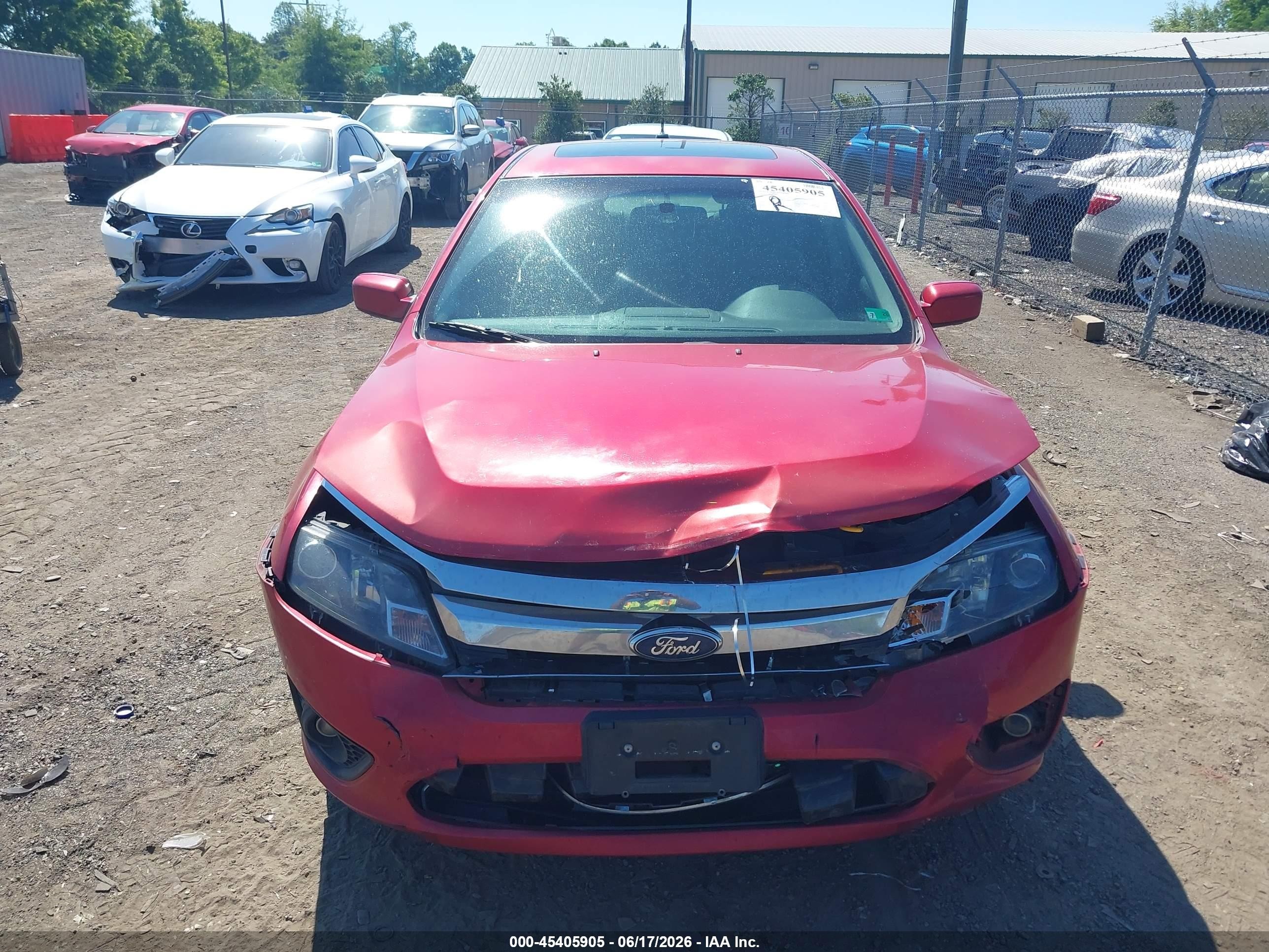 2011 Ford Fusion Se Red vin: 3FAHP0HA6BR316555