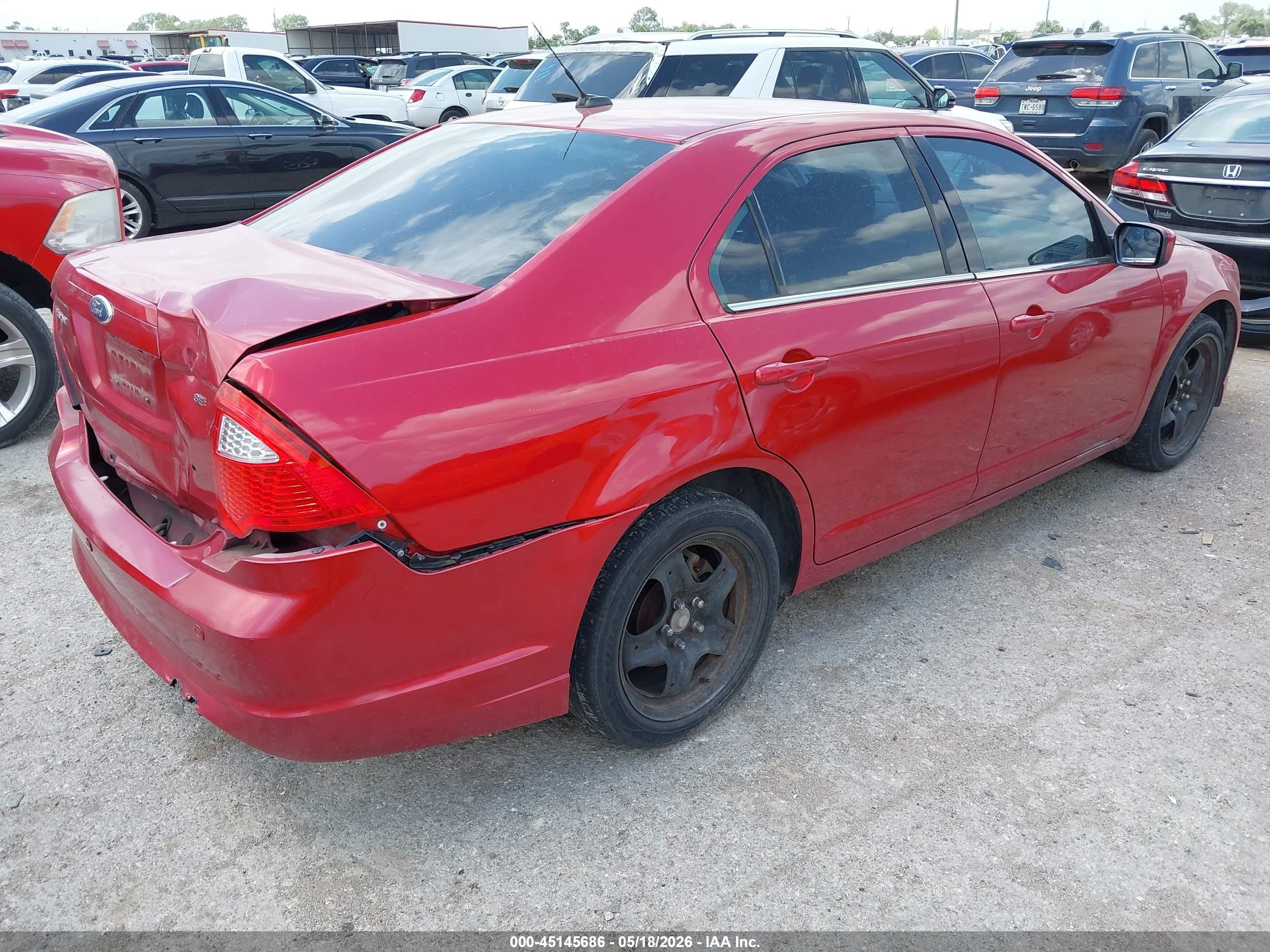 2011 Ford Fusion Se Red vin: 3FAHP0HA6BR342444
