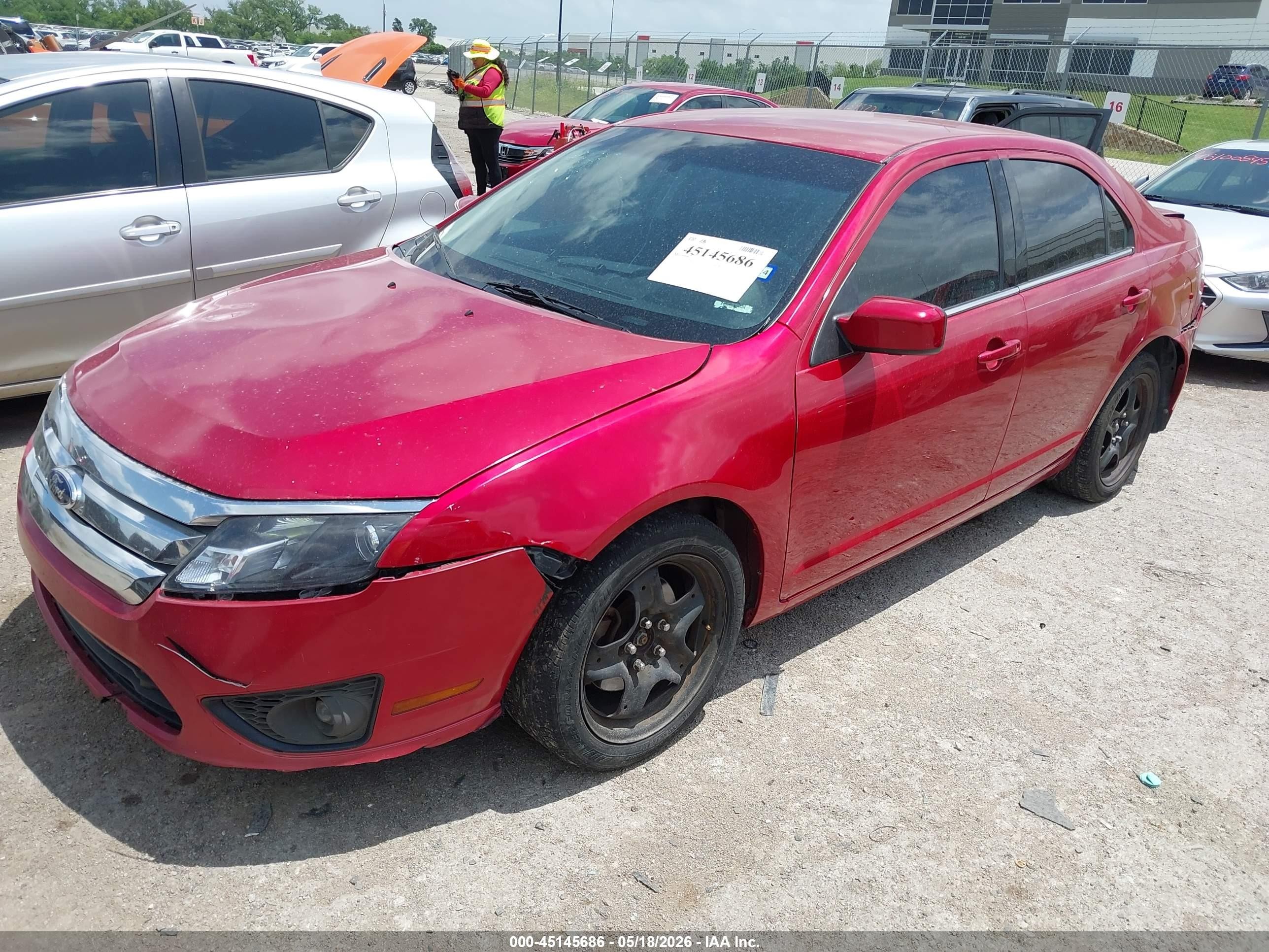 2011 Ford Fusion Se Red vin: 3FAHP0HA6BR342444