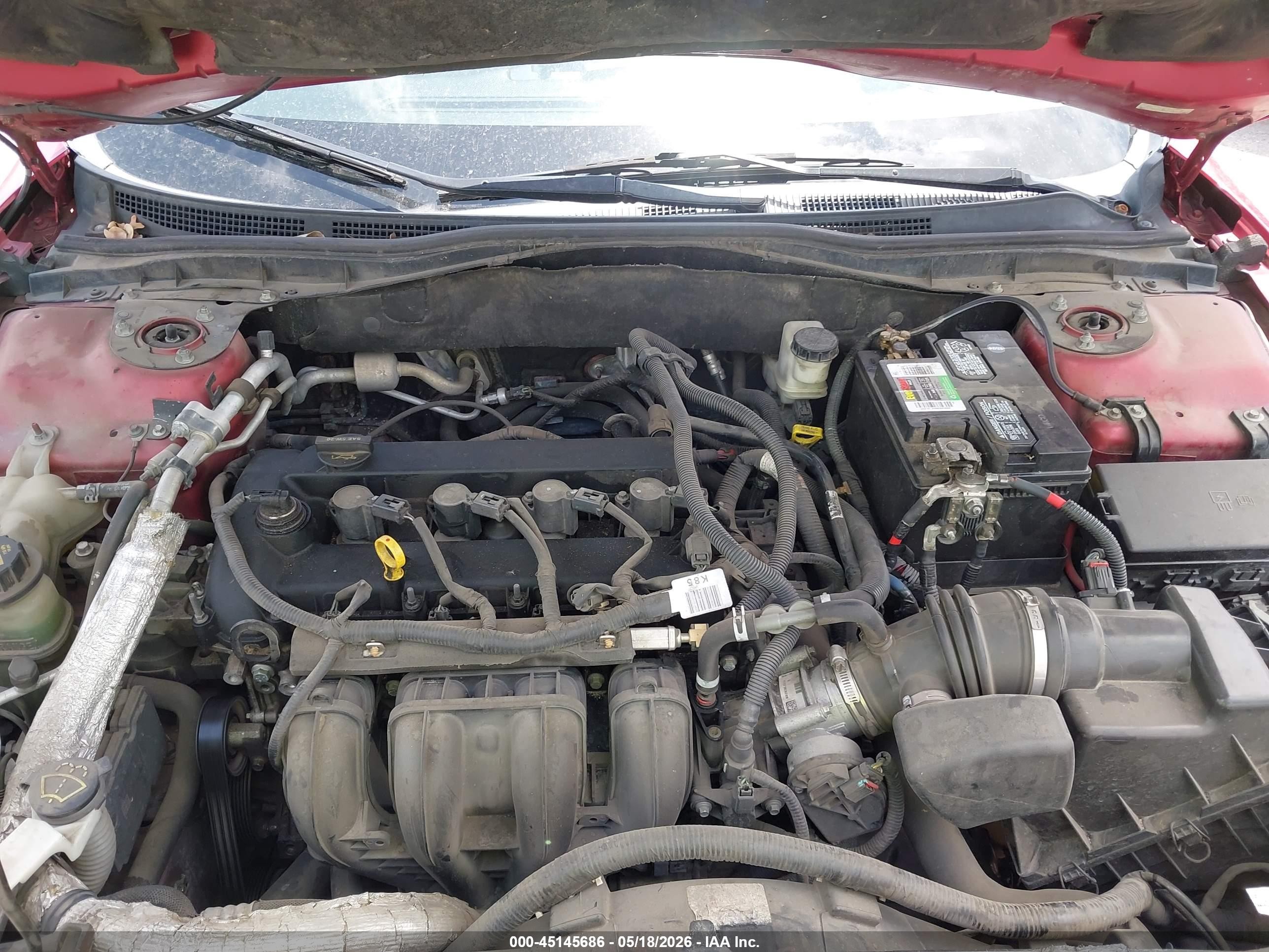 2011 Ford Fusion Se Red vin: 3FAHP0HA6BR342444