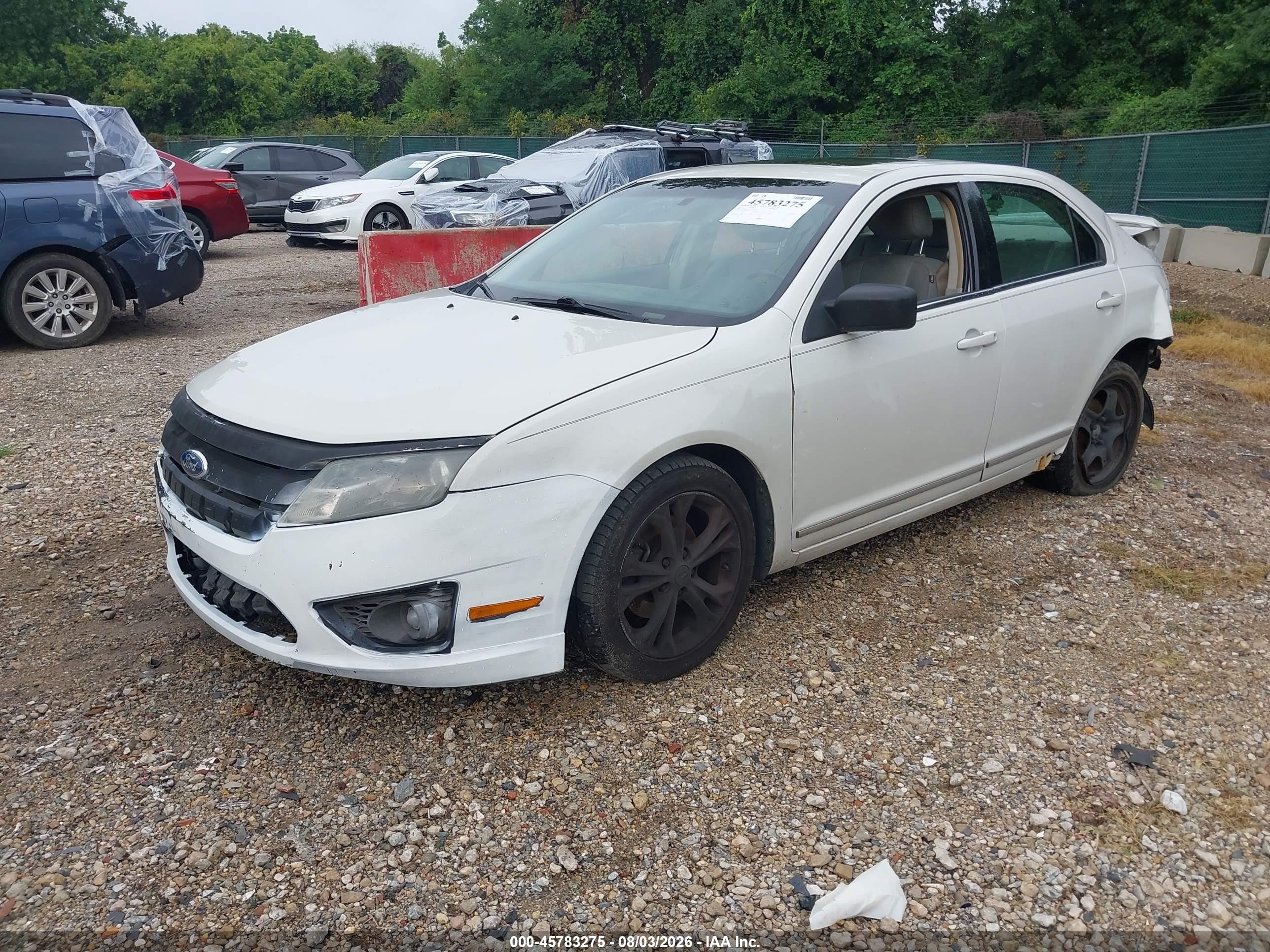 2012 Ford Fusion Se White vin: 3FAHP0HA6CR101193