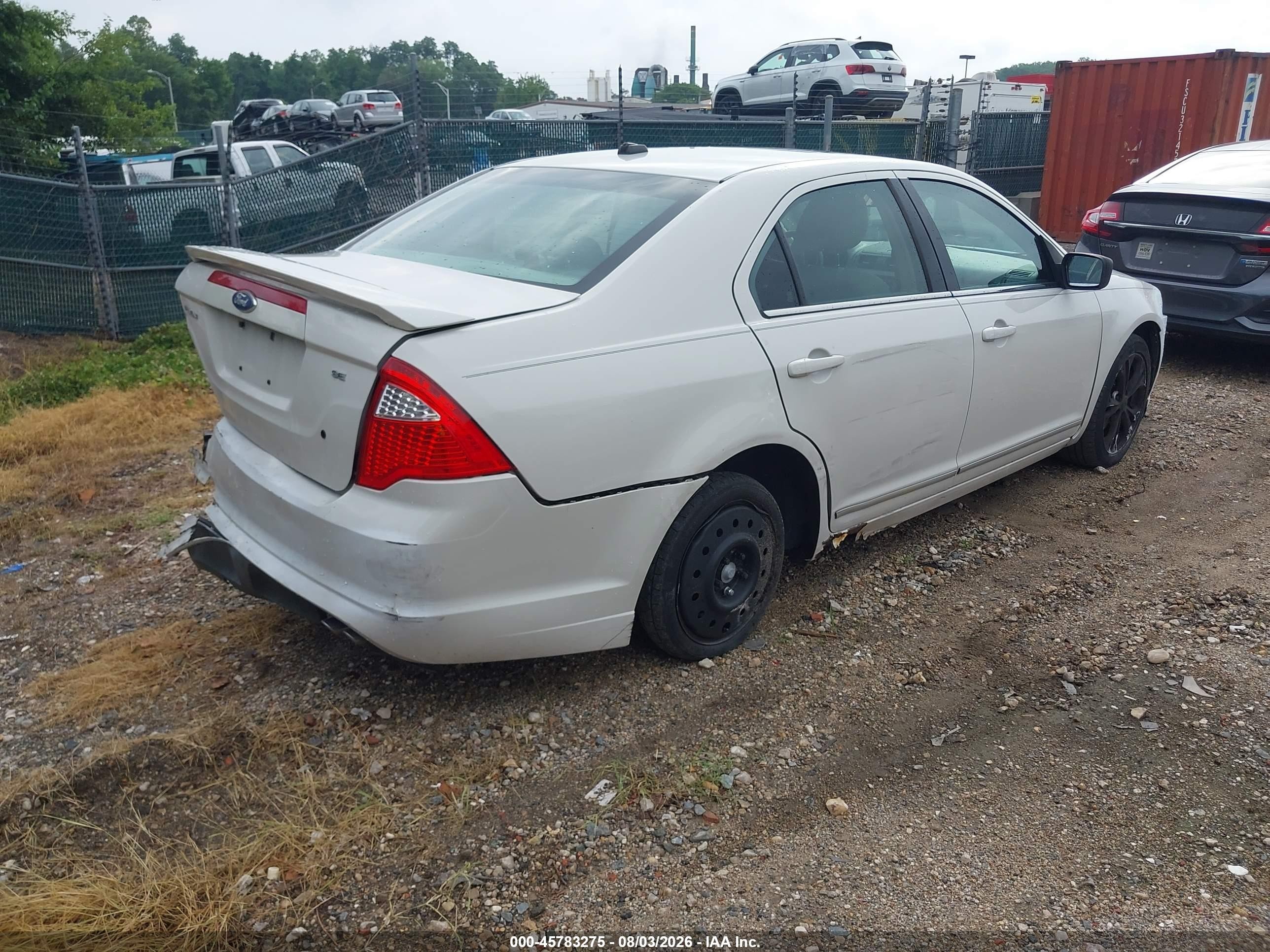 2012 Ford Fusion Se White vin: 3FAHP0HA6CR101193
