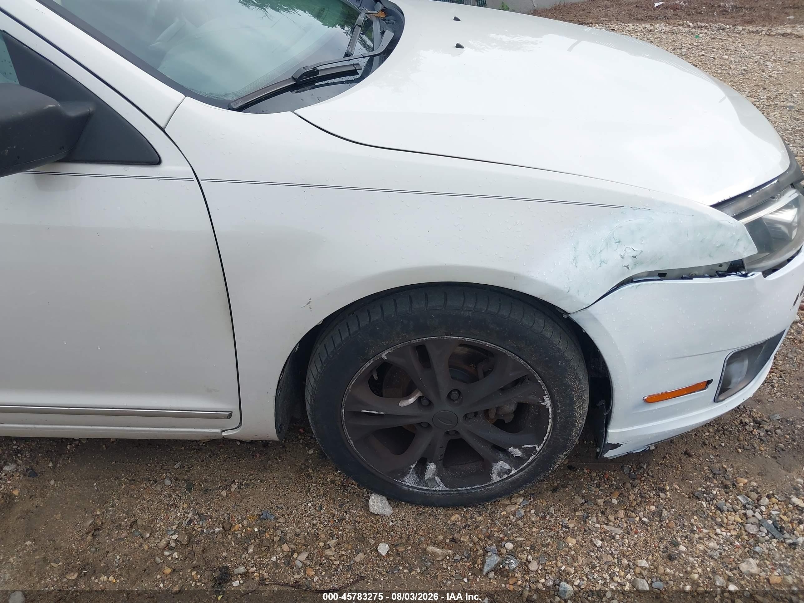 2012 Ford Fusion Se White vin: 3FAHP0HA6CR101193