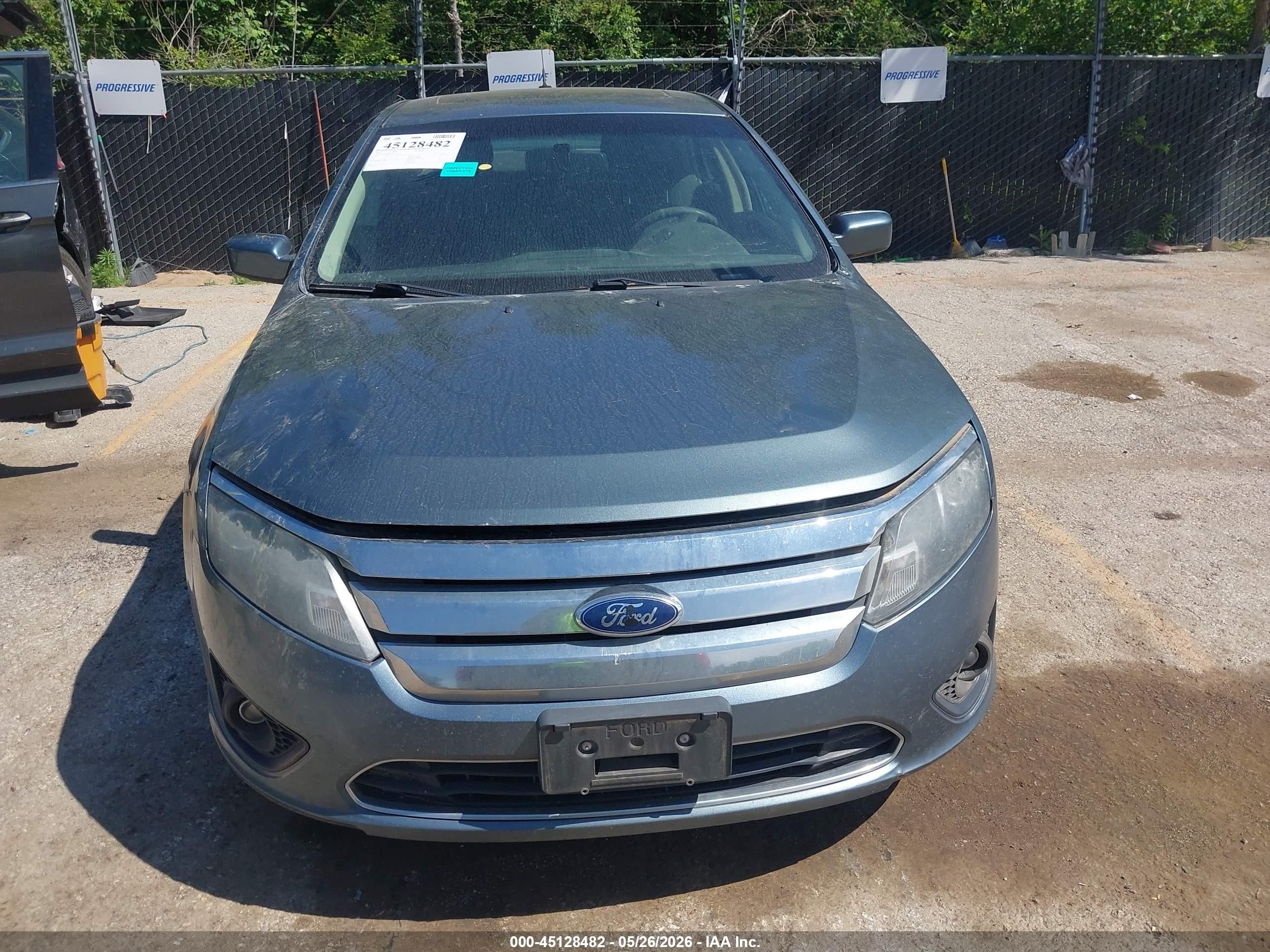 2012 Ford Fusion Se Teal vin: 3FAHP0HA6CR124795
