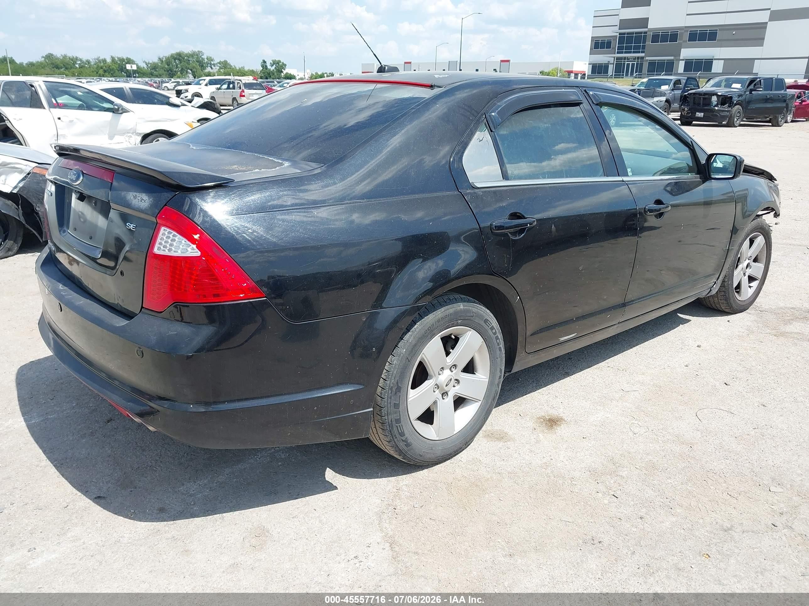 2012 Ford Fusion Se Черный vin: 3FAHP0HA6CR143797